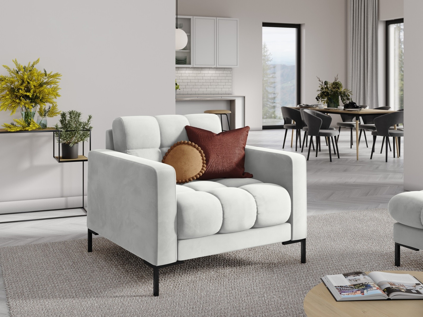 Fotelj Lormelo 106 (Bluvel 03)