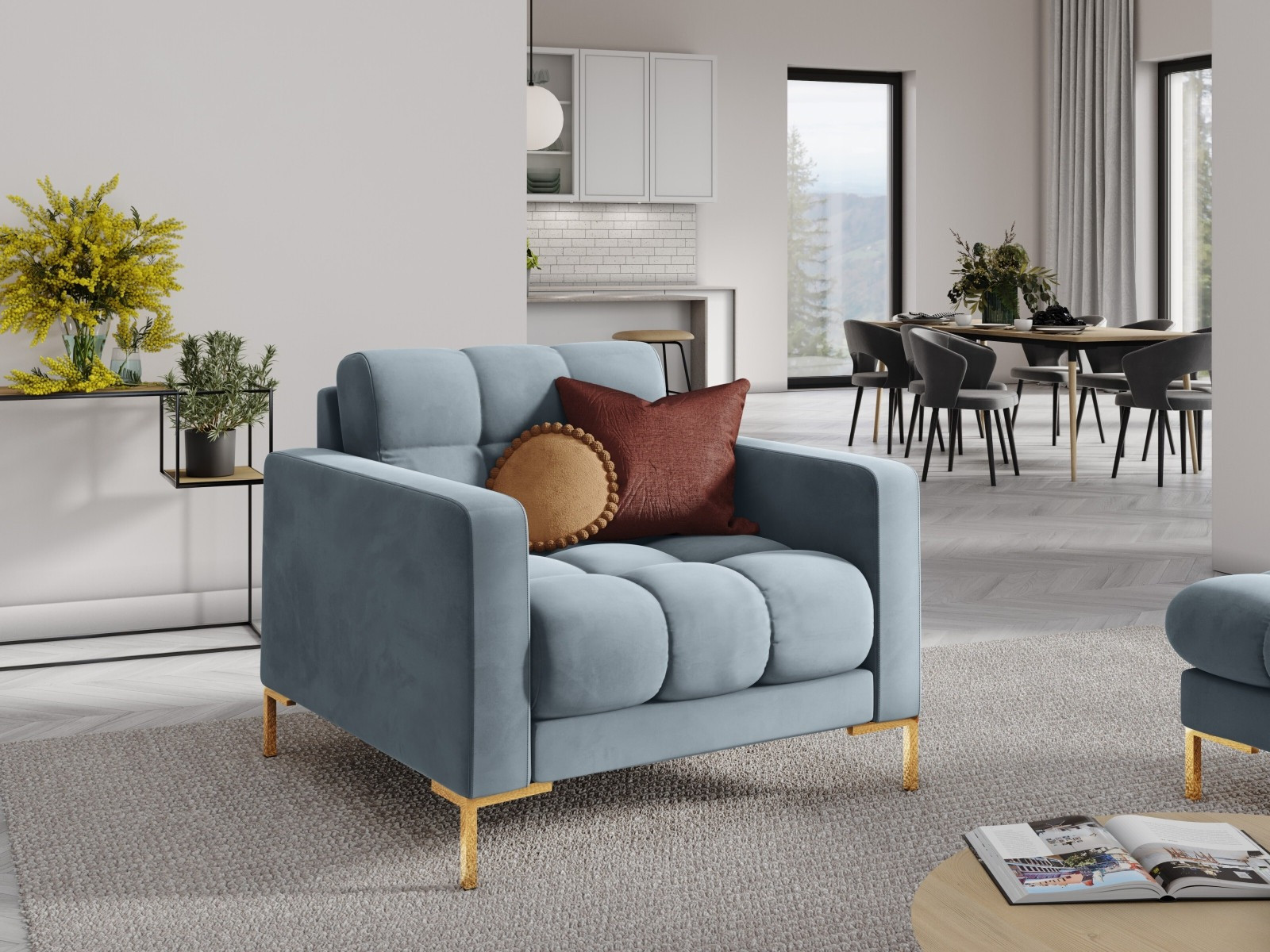 Fotelj Lormelo 106 (Bluvel 06)