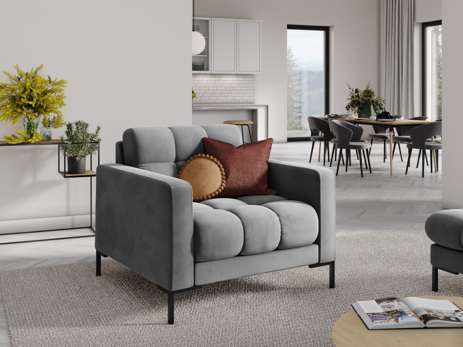 Fotelj Lormelo 106 (Bluvel 13)