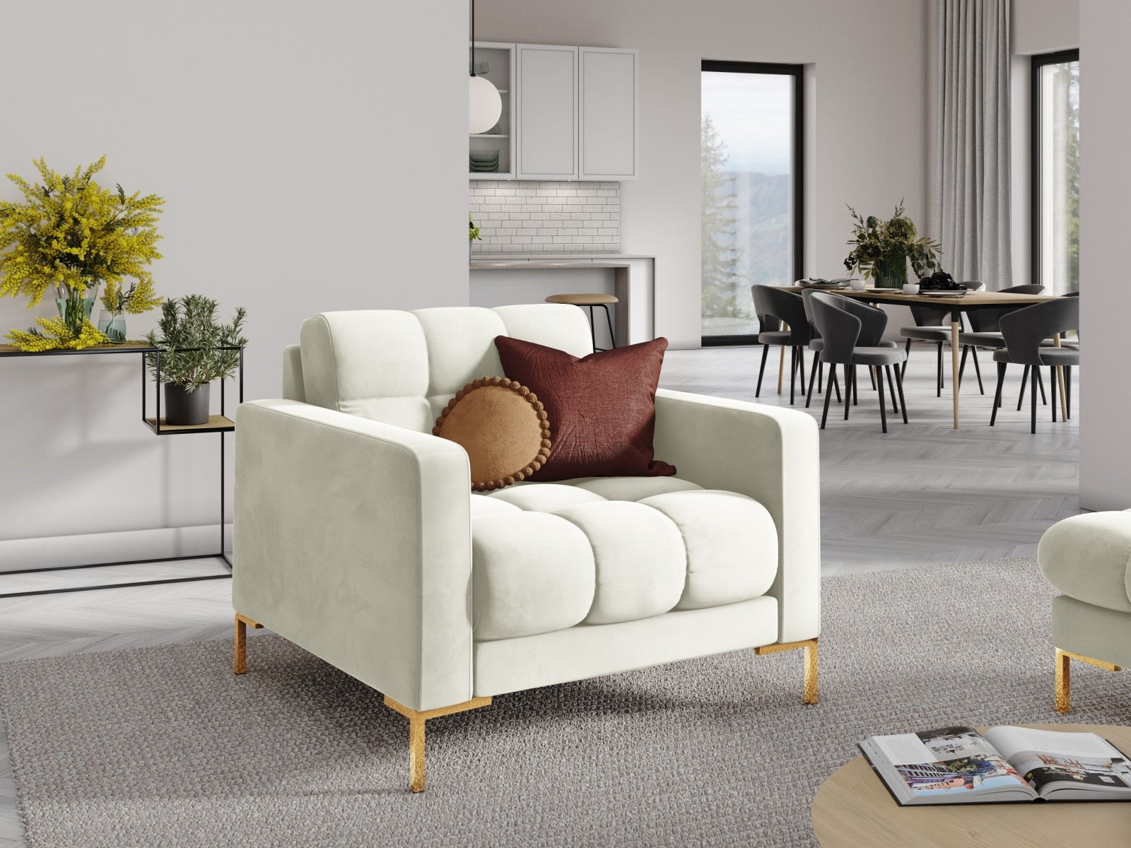 Fotelj Lormelo 106 (Bluvel 22)