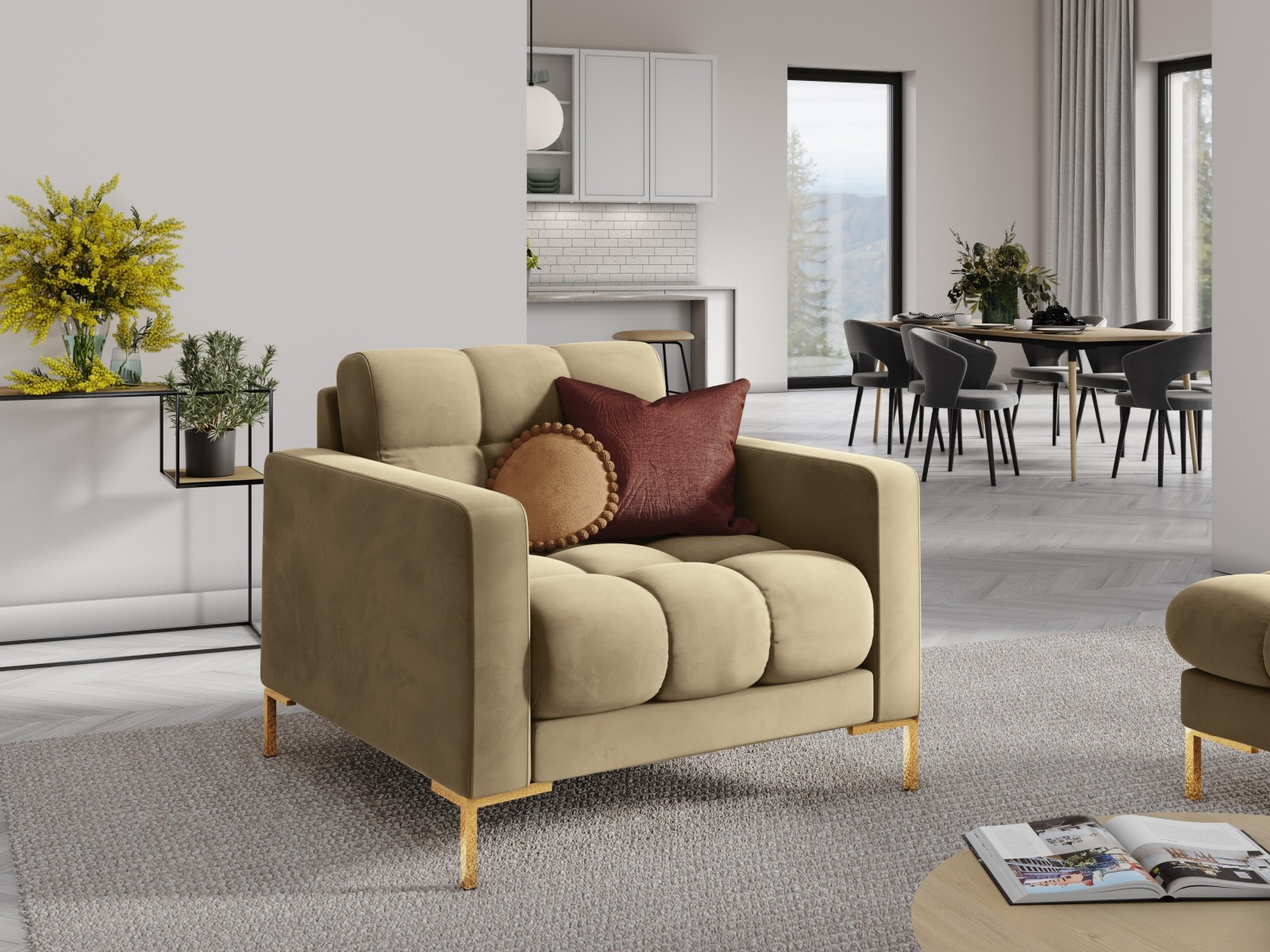 Fotelj Lormelo 106 (Bluvel 28)