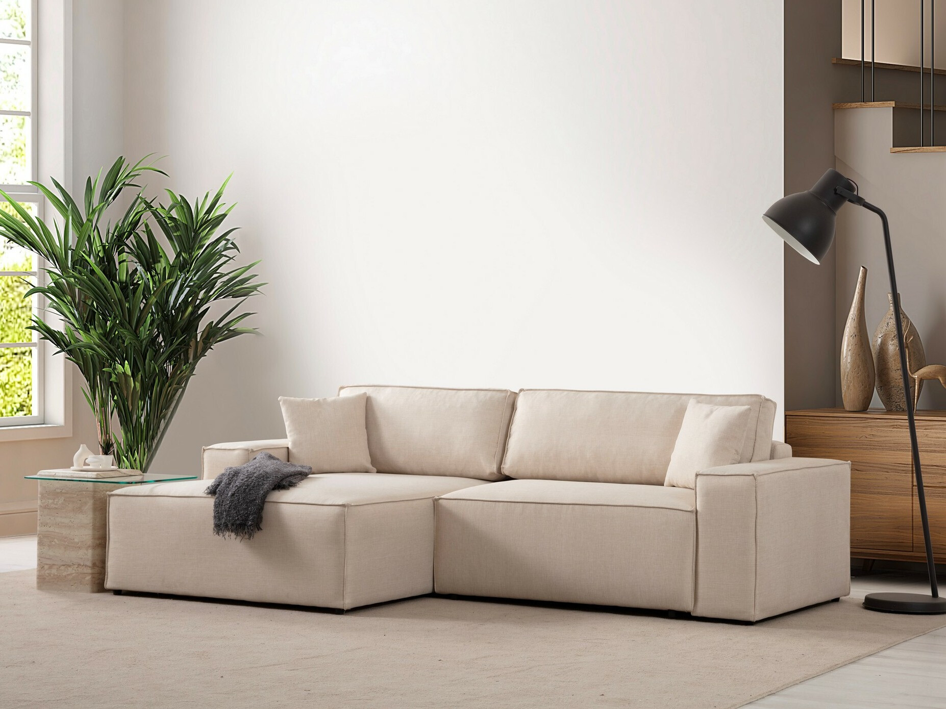 Kotna garnitura Altadena 580 (Krema)