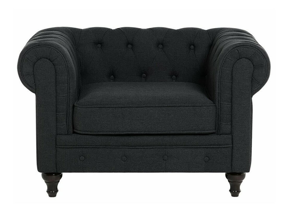 Chesterfield fotelj Cirdoro 102 (Grafit)