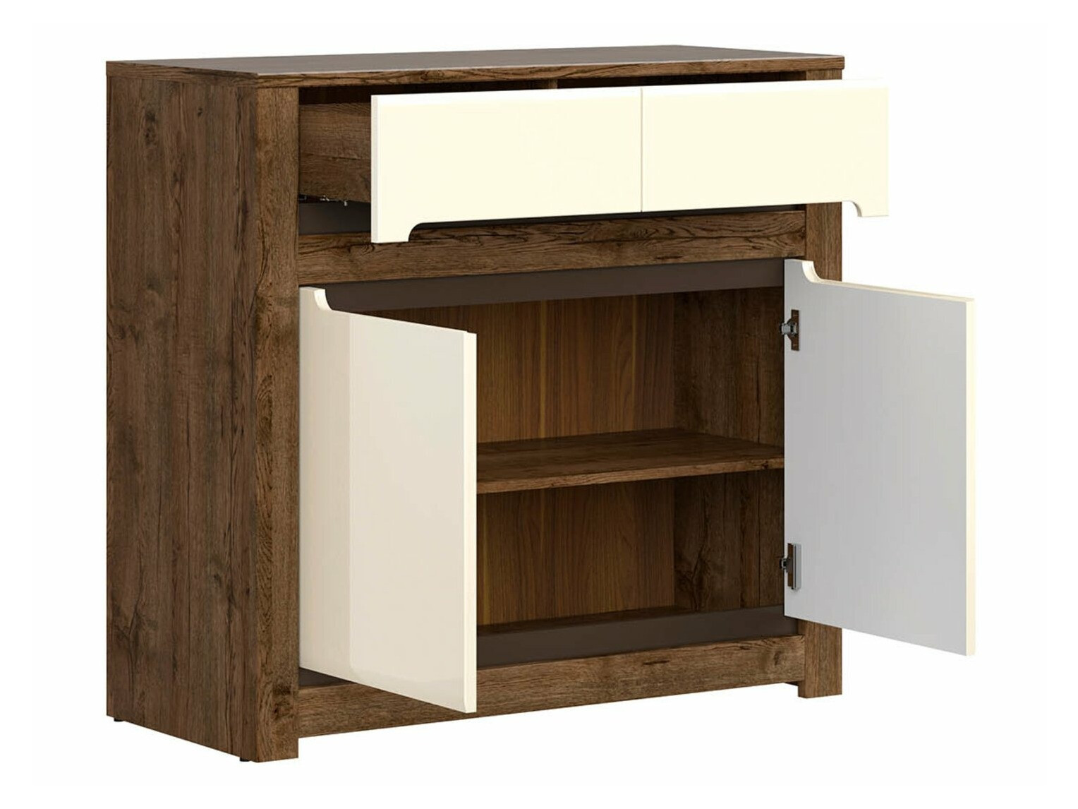 Komoda Ophevaru 100 (Sijaj bež + April hrast)