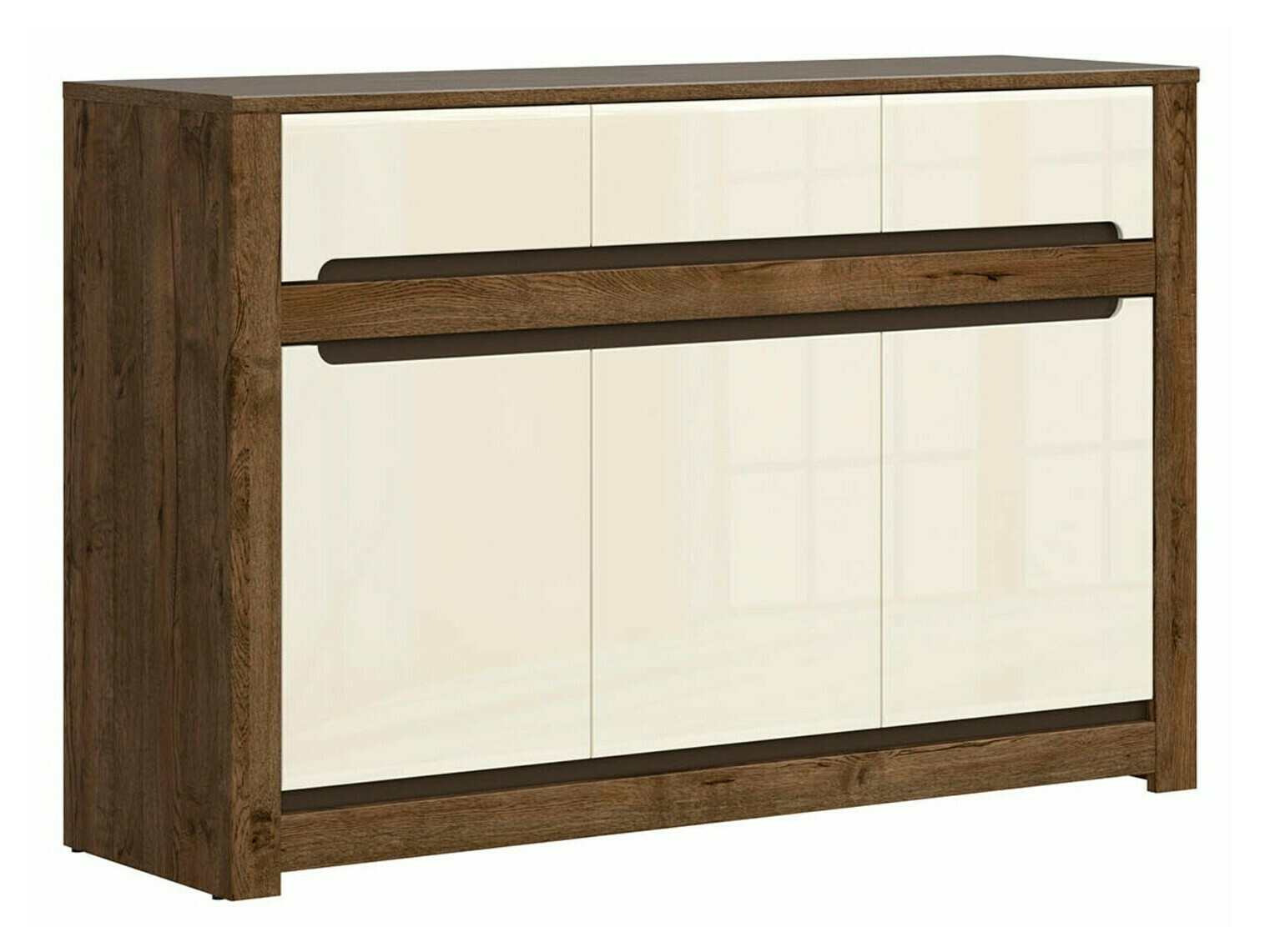 Komoda Ophevaru 101 (Sijaj bež + April hrast)