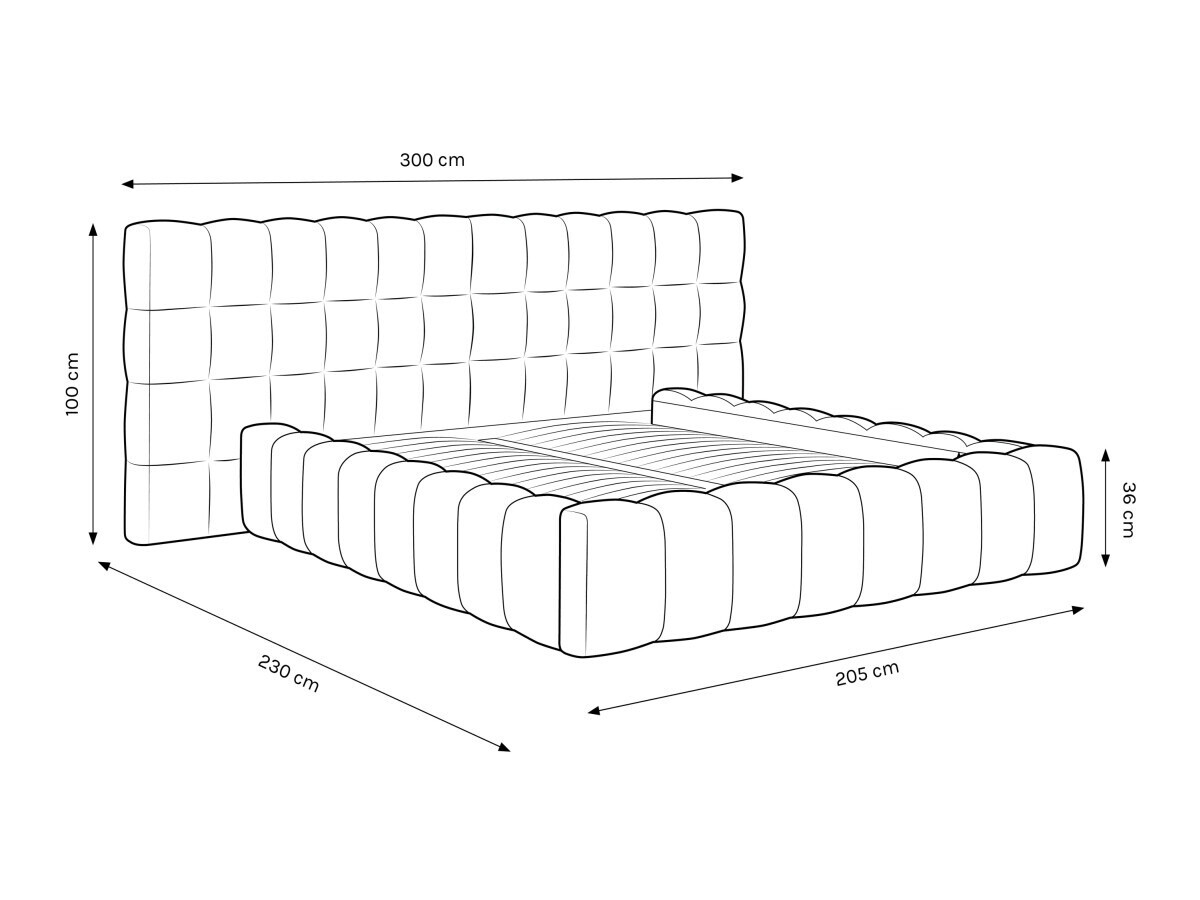 Postelja Lormelo 108 (Bluvel 89)