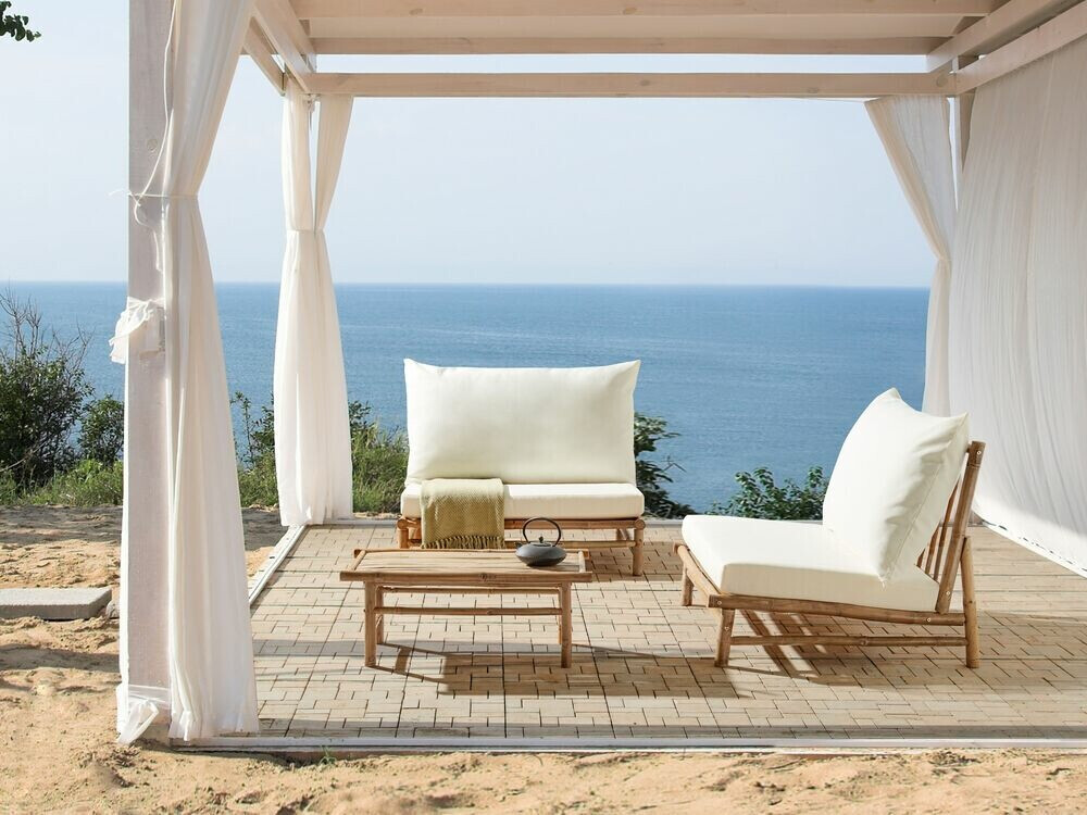 Komplet vrtnega pohištva Berwyn 1835 (Bež + Svetel les)