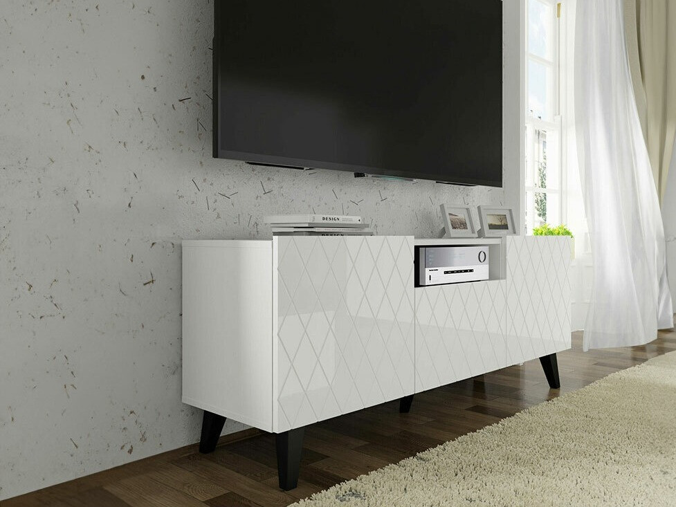 TV-omarica Melmoro 105 (Sijaj bela + Črna)