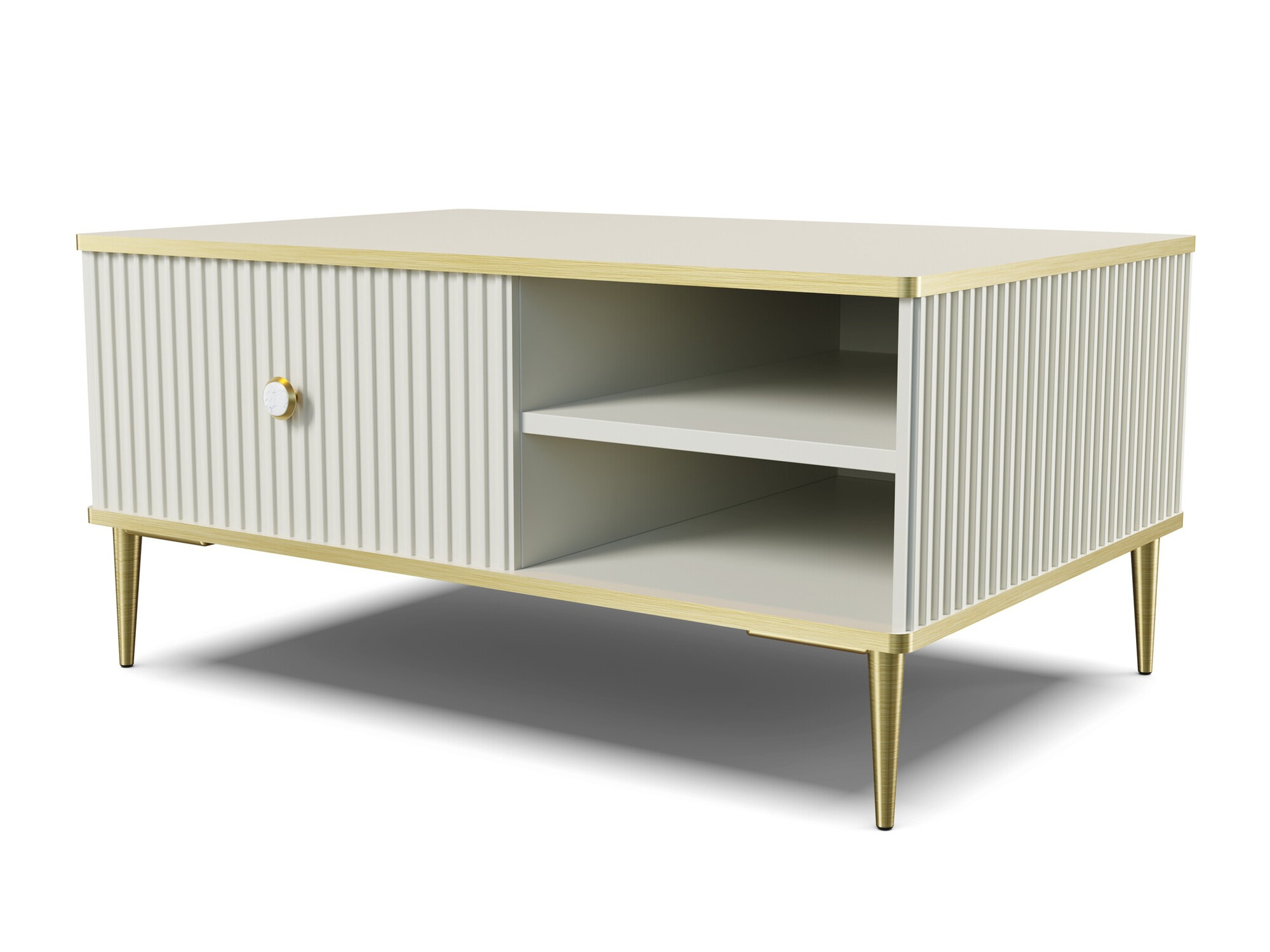 Klubska mizica Romciro 102 (Kašmir + Zlata)