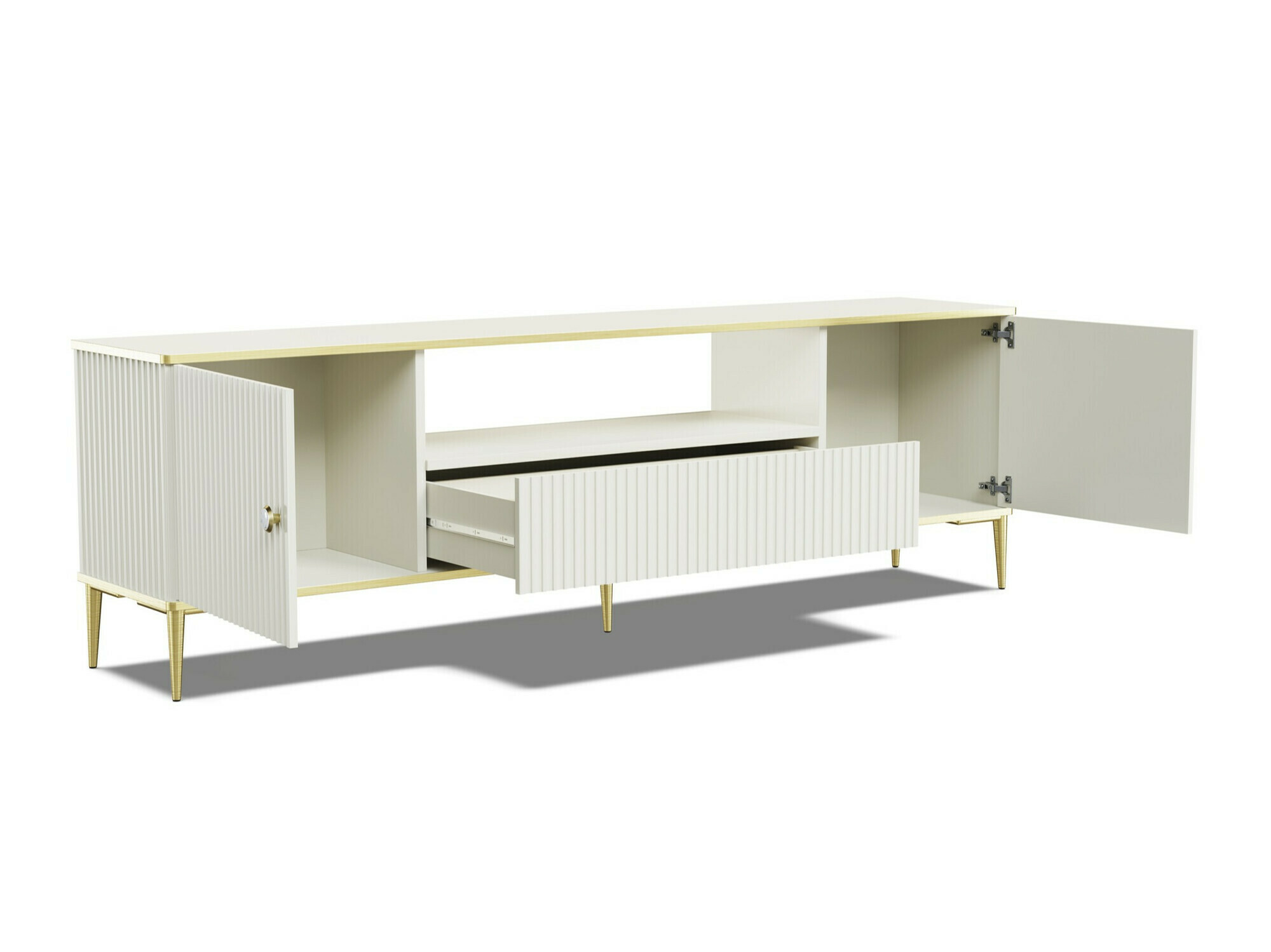 Komplet za dnevno sobo Romciro 103 (Kašmir + Zlata)