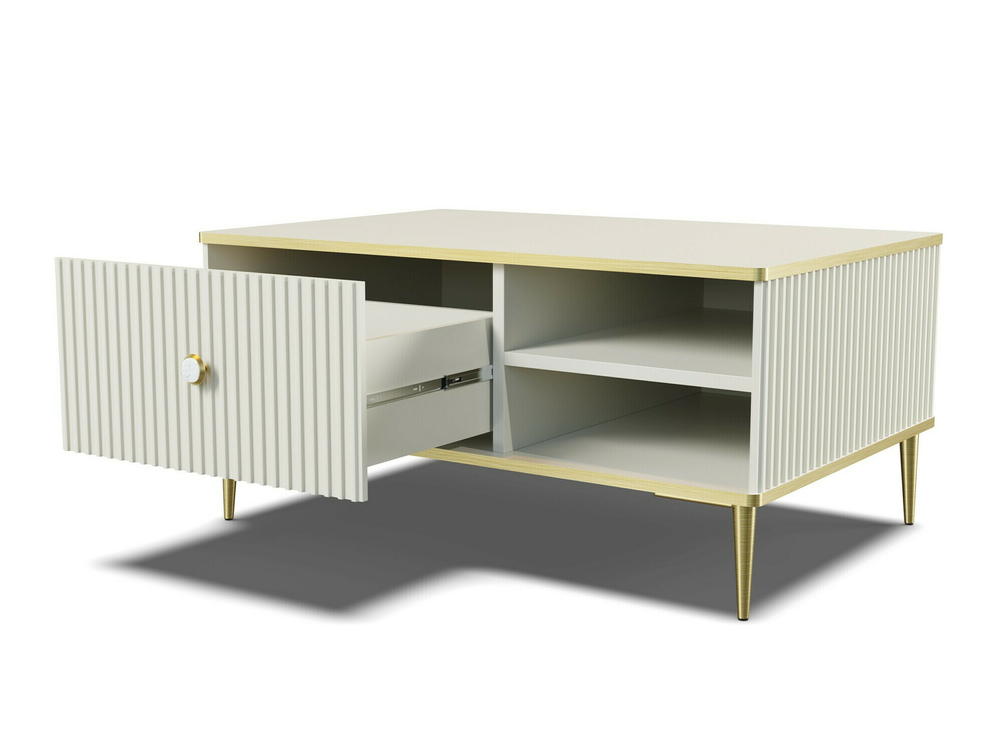 Komplet za dnevno sobo Romciro 103 (Kašmir + Zlata)