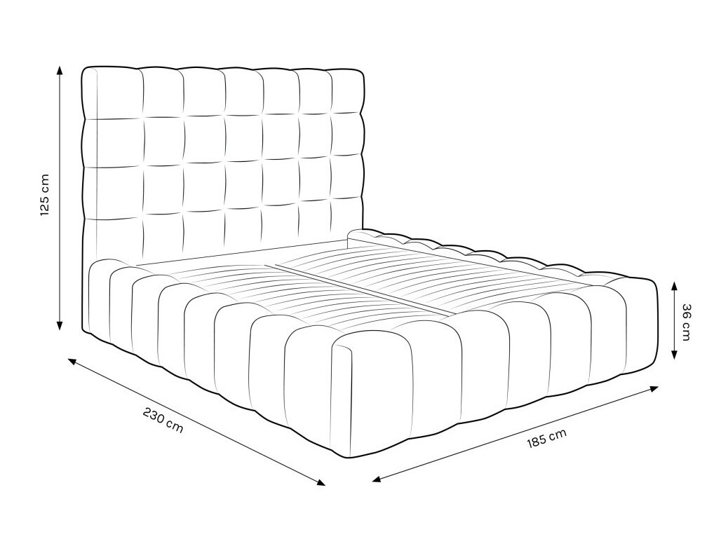 Postelja Lormelo 109 (Bluvel 89)
