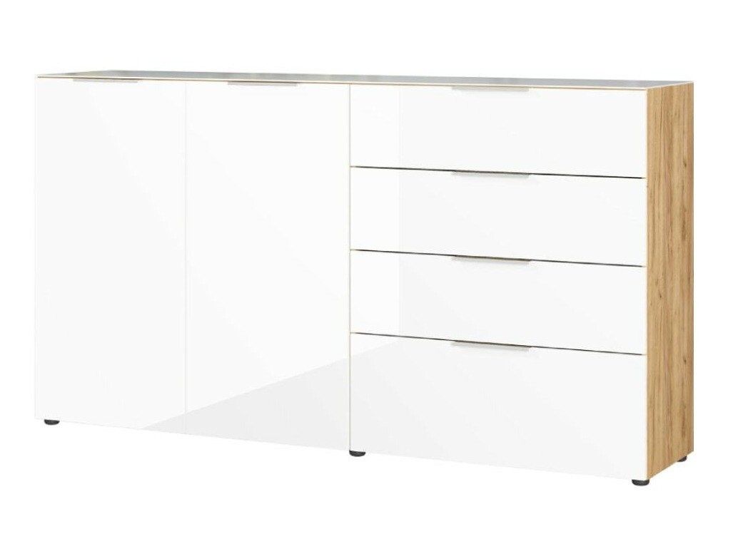 Komoda Sacramento 302 (Bela + Navarra hrast)