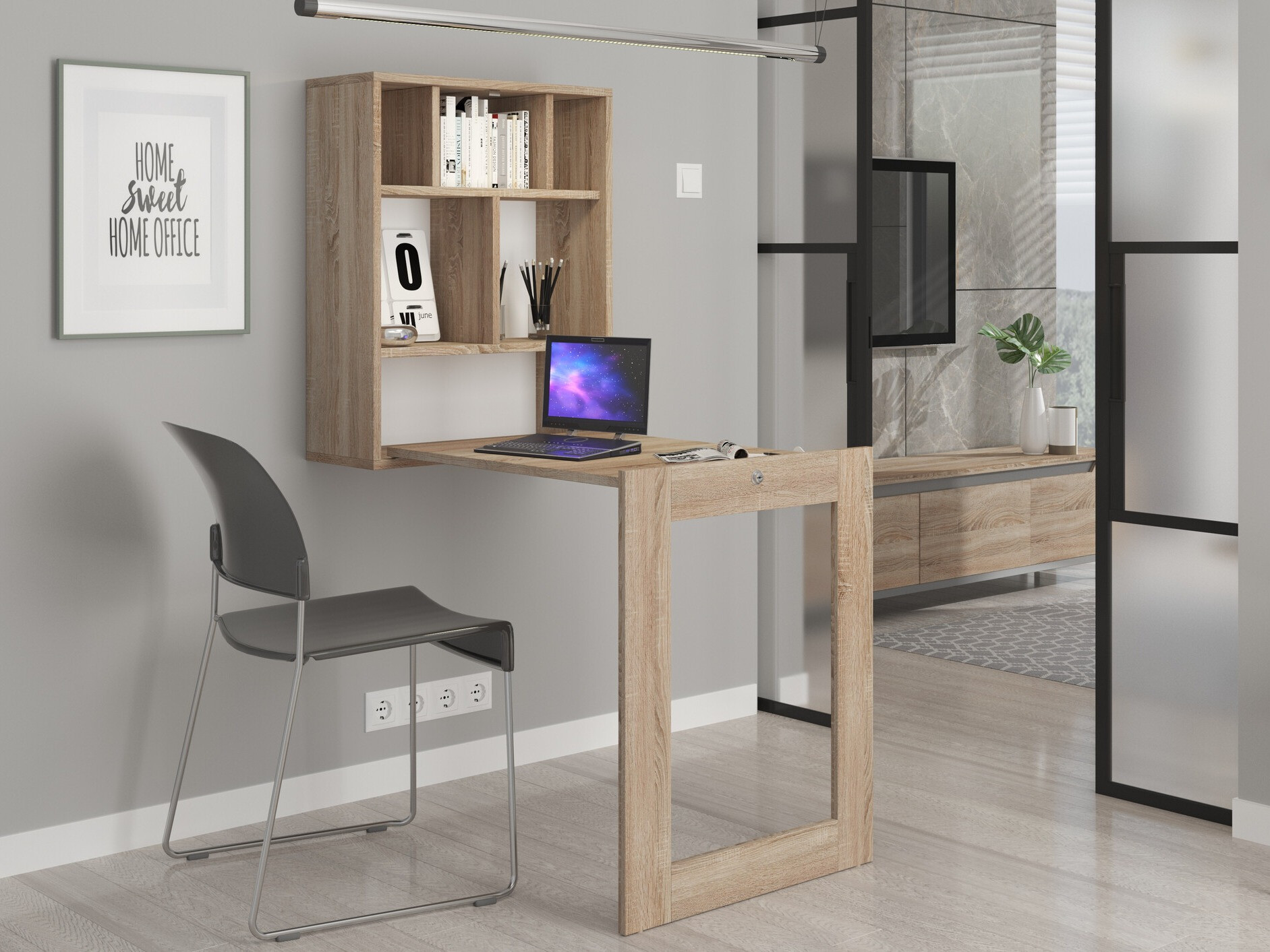 Pisalna miza Buffalo 104 (Sonoma hrast)