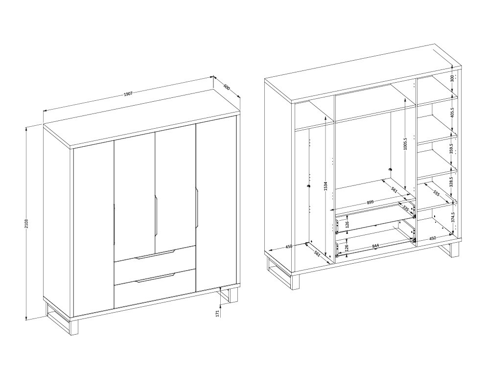 Garderobna omara Avicavu 115