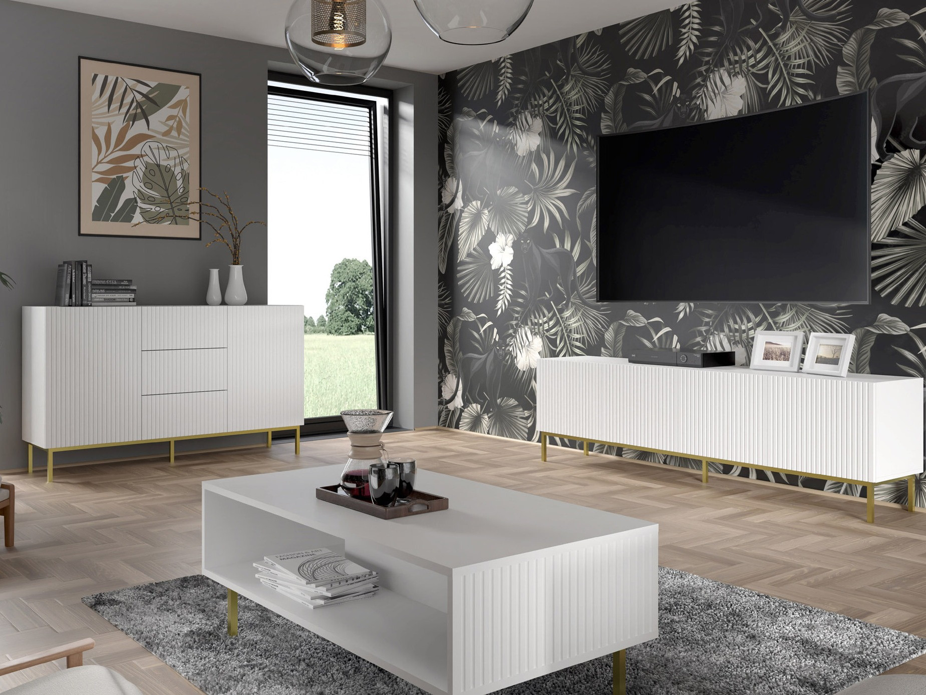 Komoda Mirmaro 101 (Bela)