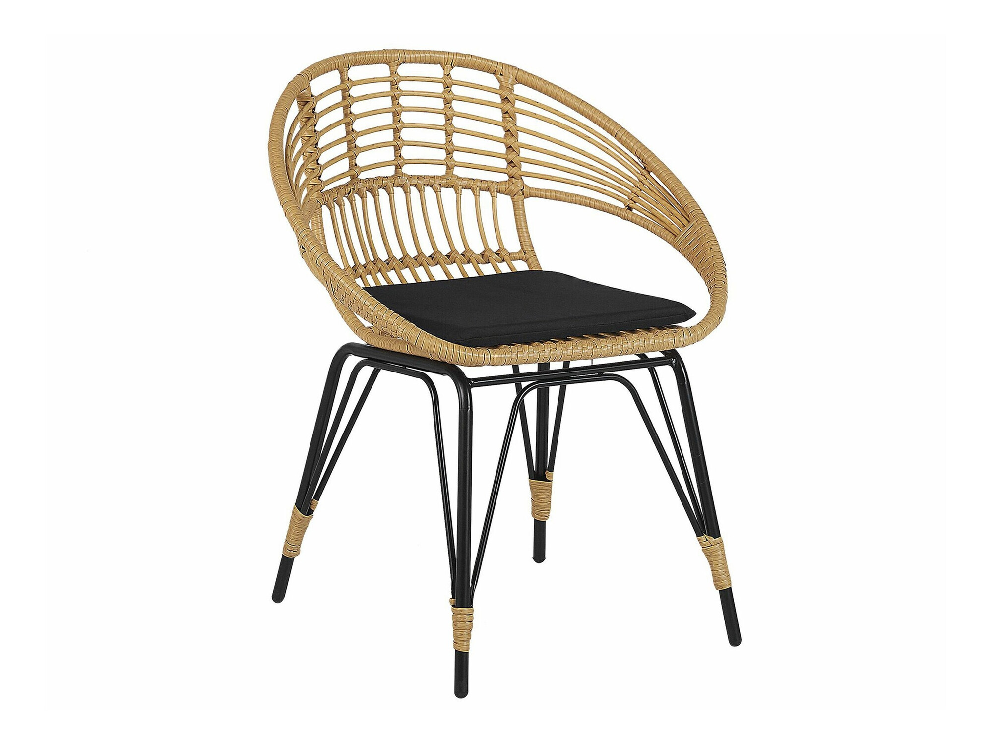 Komplet za balkon Berwyn 1838 (Črna + Bež)