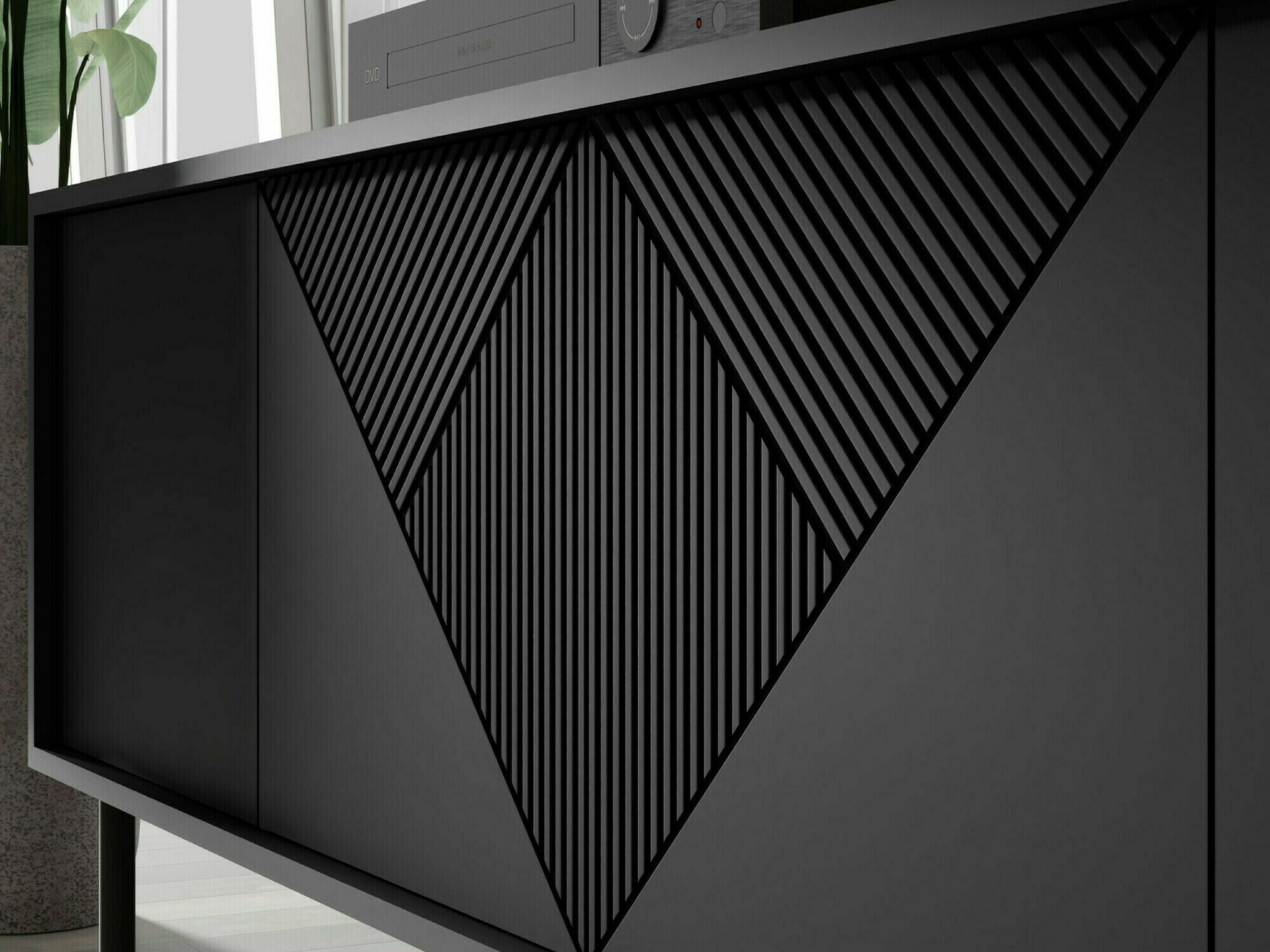 Komplet za dnevno sobo Teopha 104 (Črna)