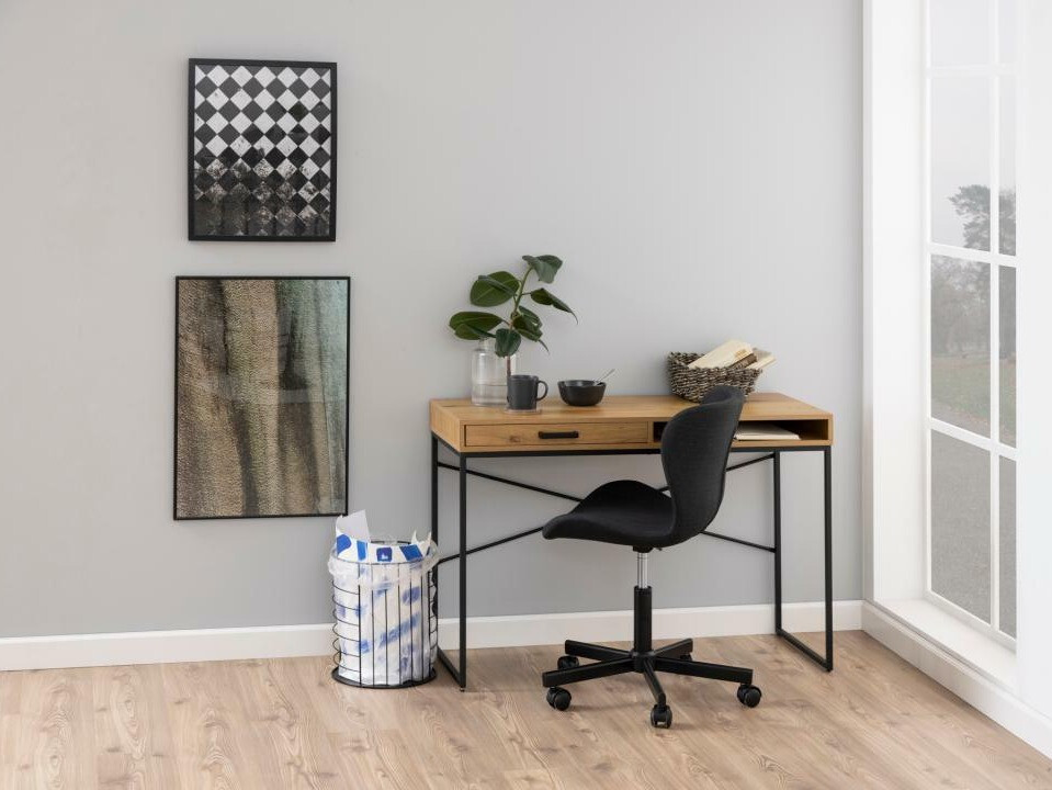 Pisalna miza Norsica Sevferi 190 (Črna + Divji hrast)