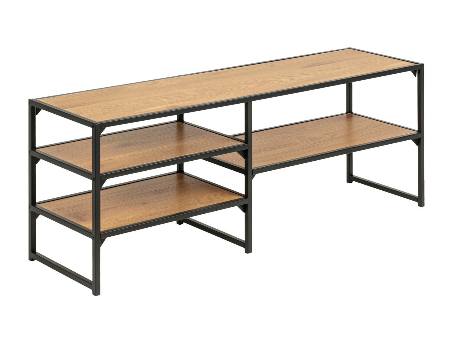 TV-omarica Norsica Sevferi 135 (Divji hrast + Črna)