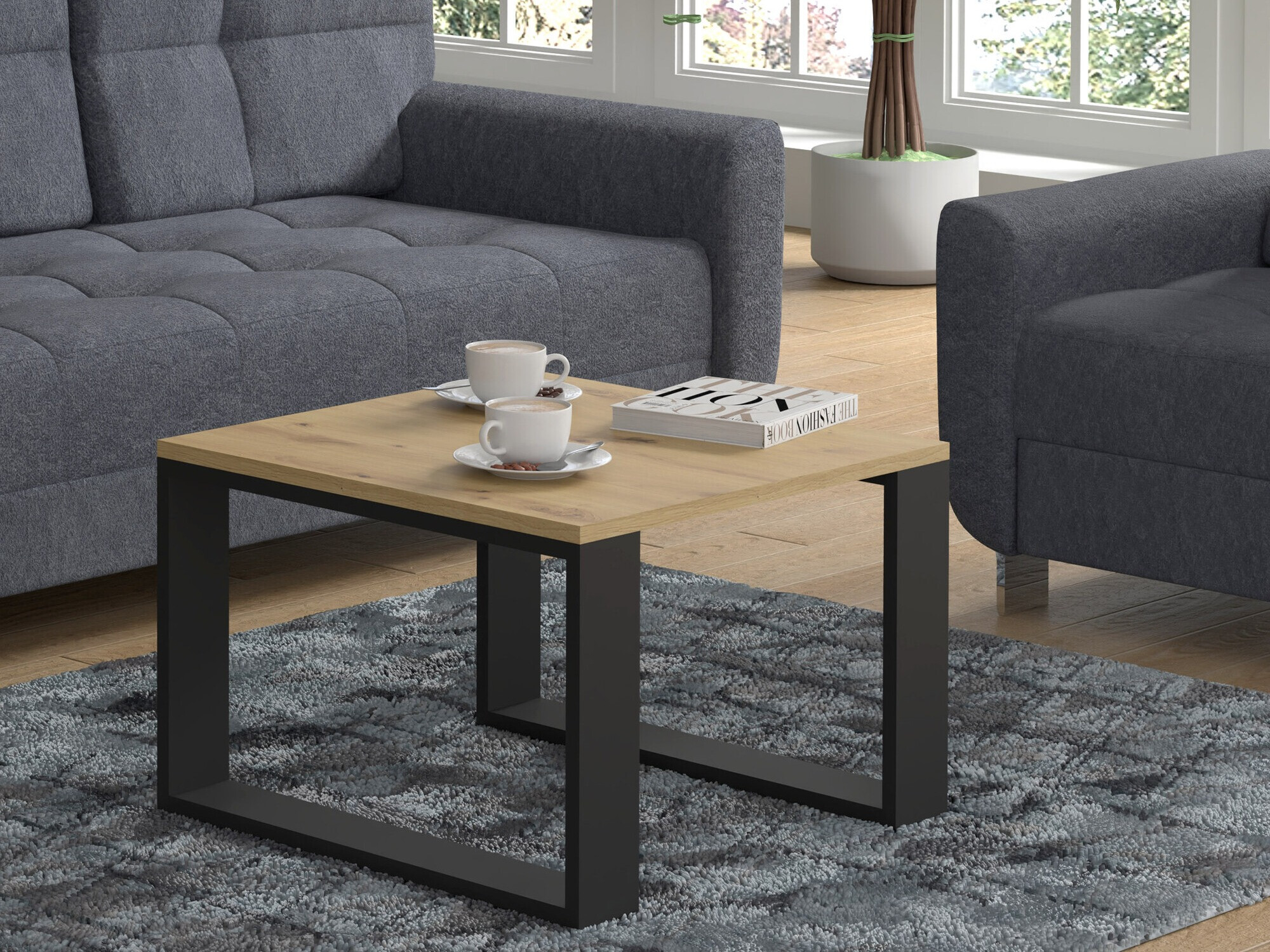 Klubska mizica Buffalo 143 (Artisan hrast)