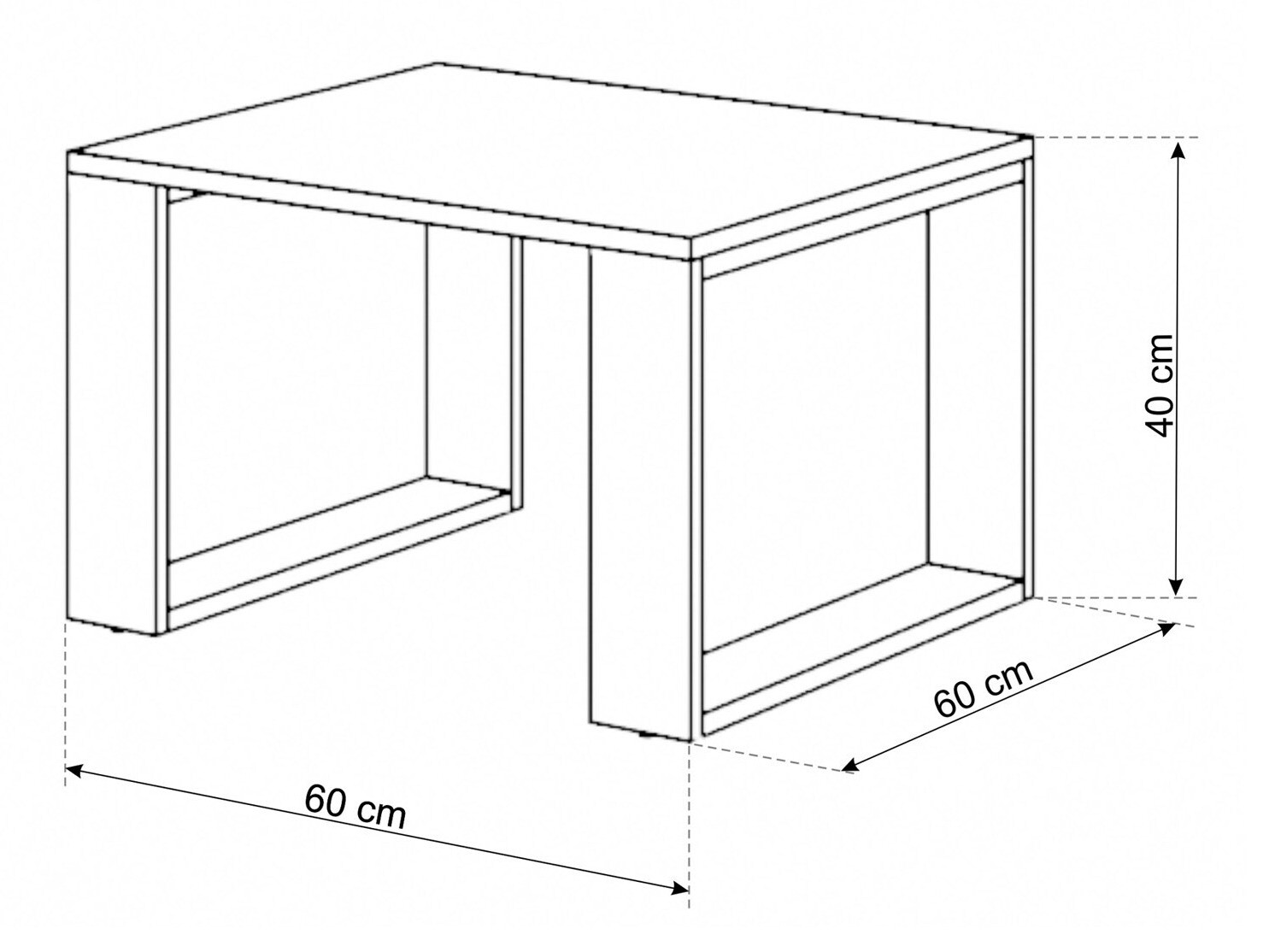 Klubska mizica Buffalo 143 (Artisan hrast)