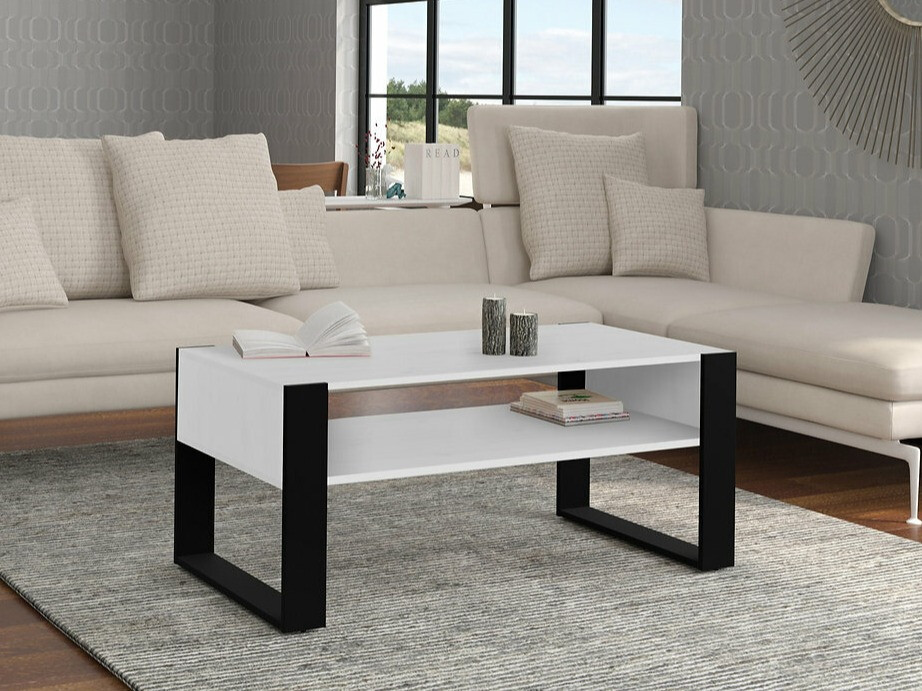 Klubska mizica Cordoro 107 (Bela)