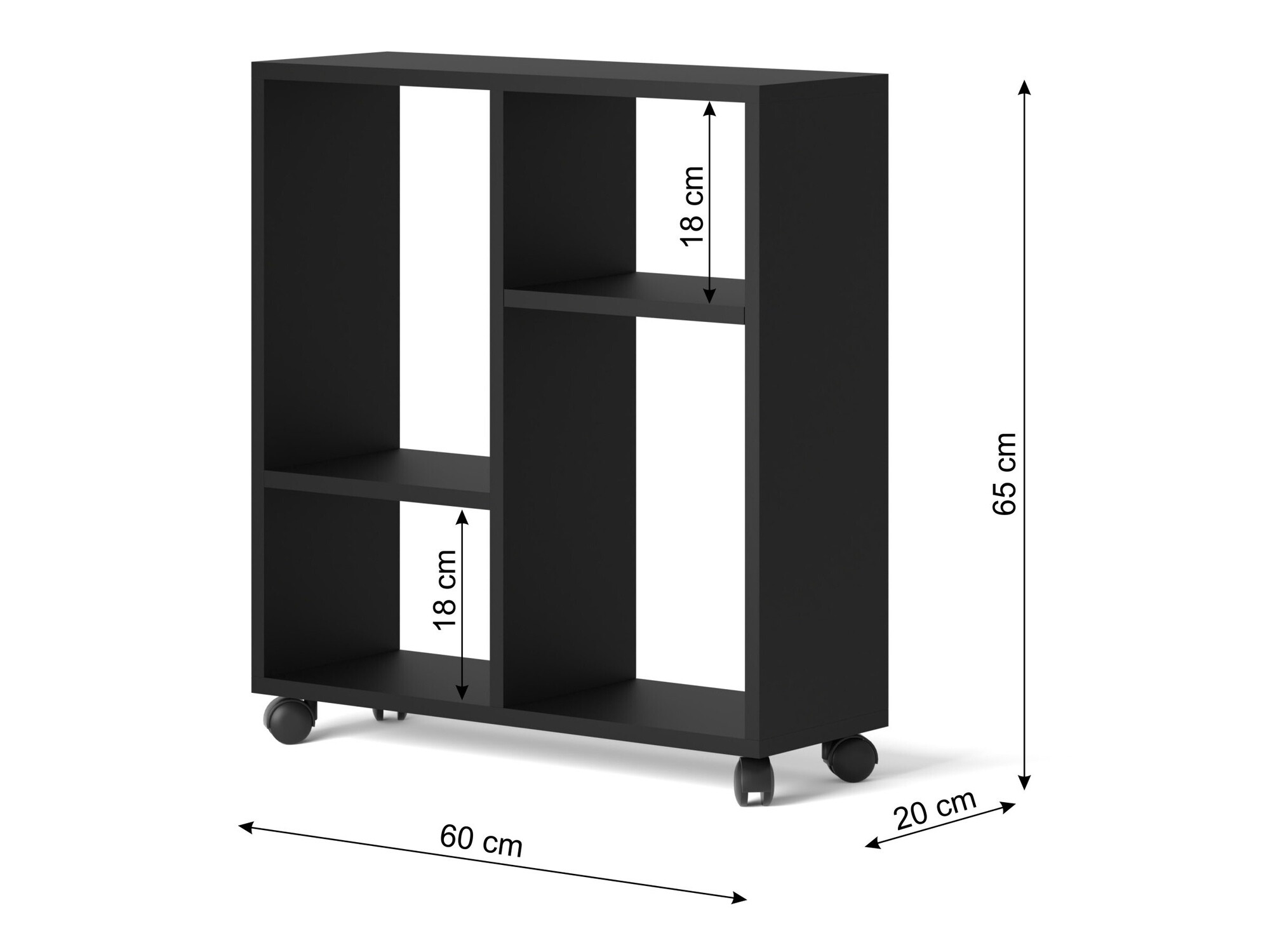Stranska mizica Buffalo 142 (Mat bela)