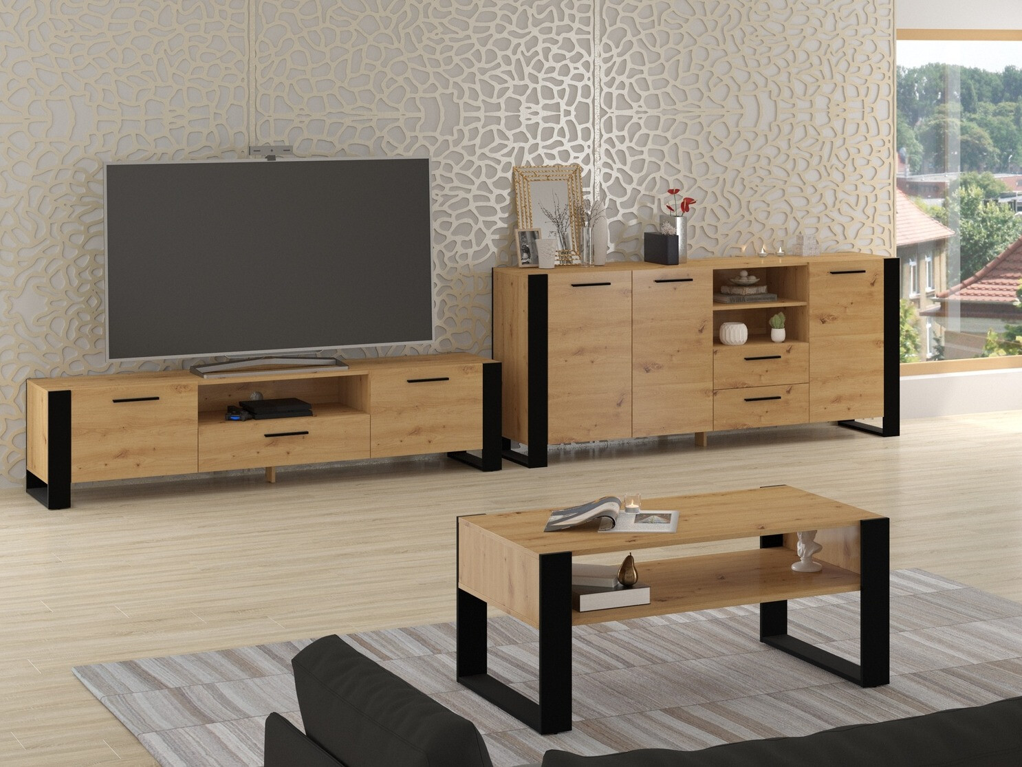 Komplet za dnevno sobo Cordoro 112 (Ne)