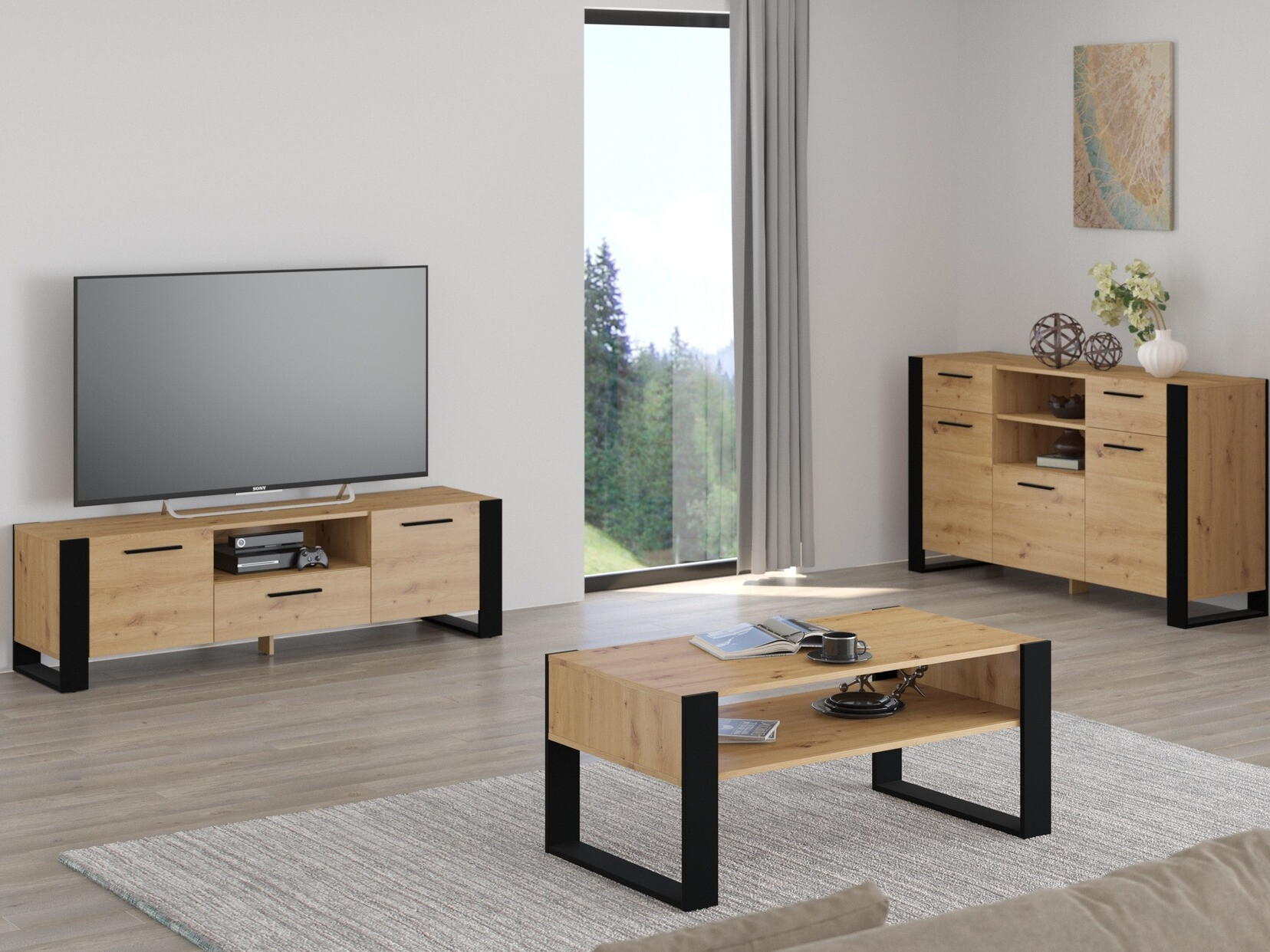 Komplet za dnevno sobo Cordoro 113 (Ne)