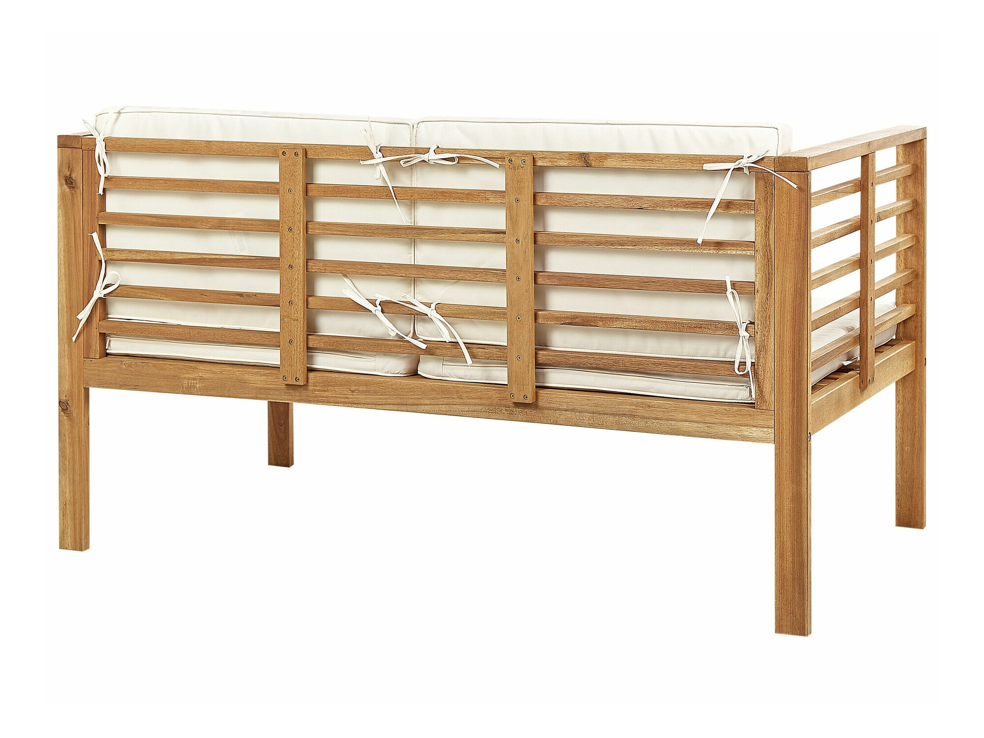 Komplet vrtnega pohištva Berwyn 1847 (Bela + Svetel les)