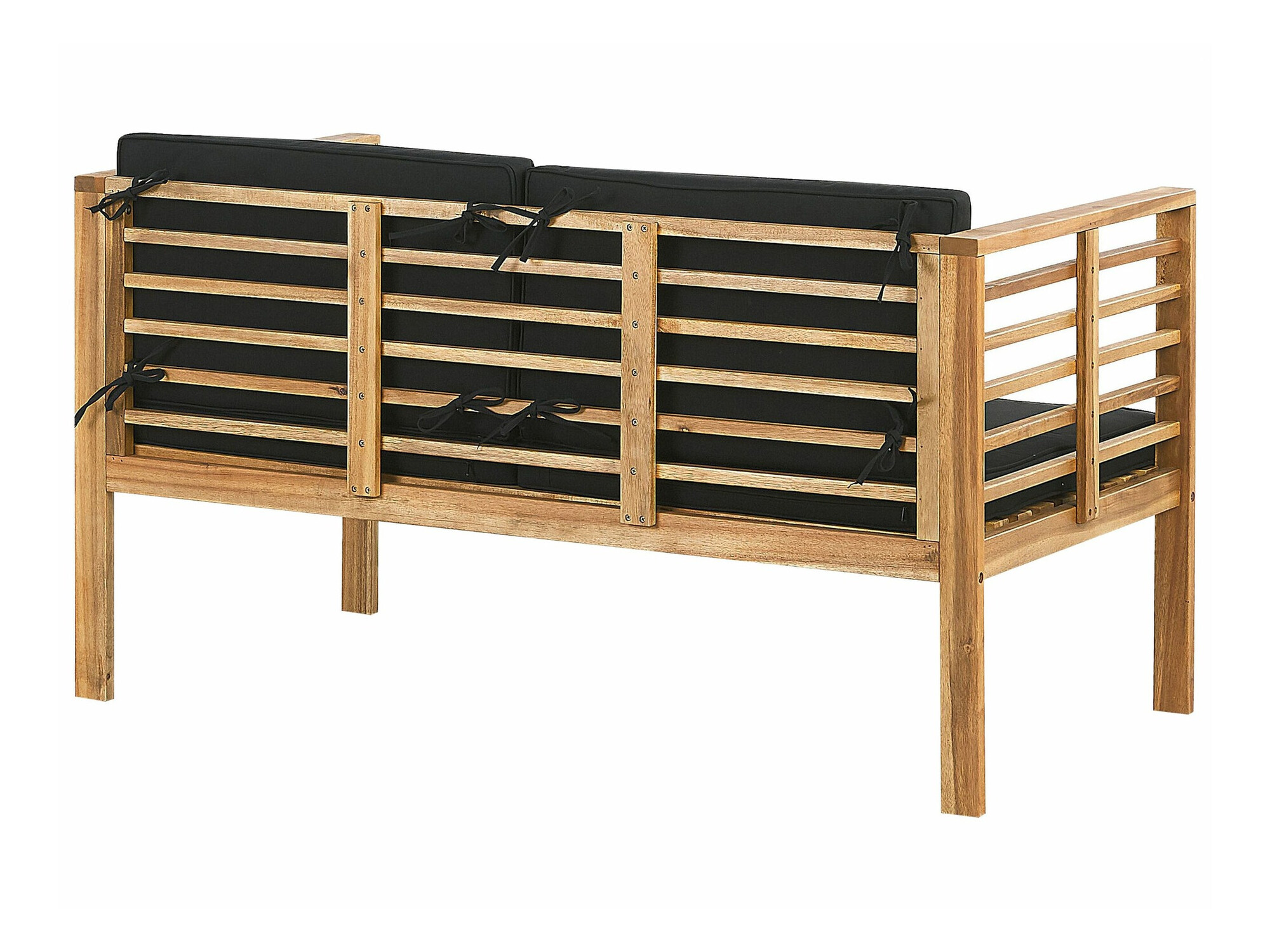 Komplet vrtnega pohištva Berwyn 1847 (Črna + Svetel les)