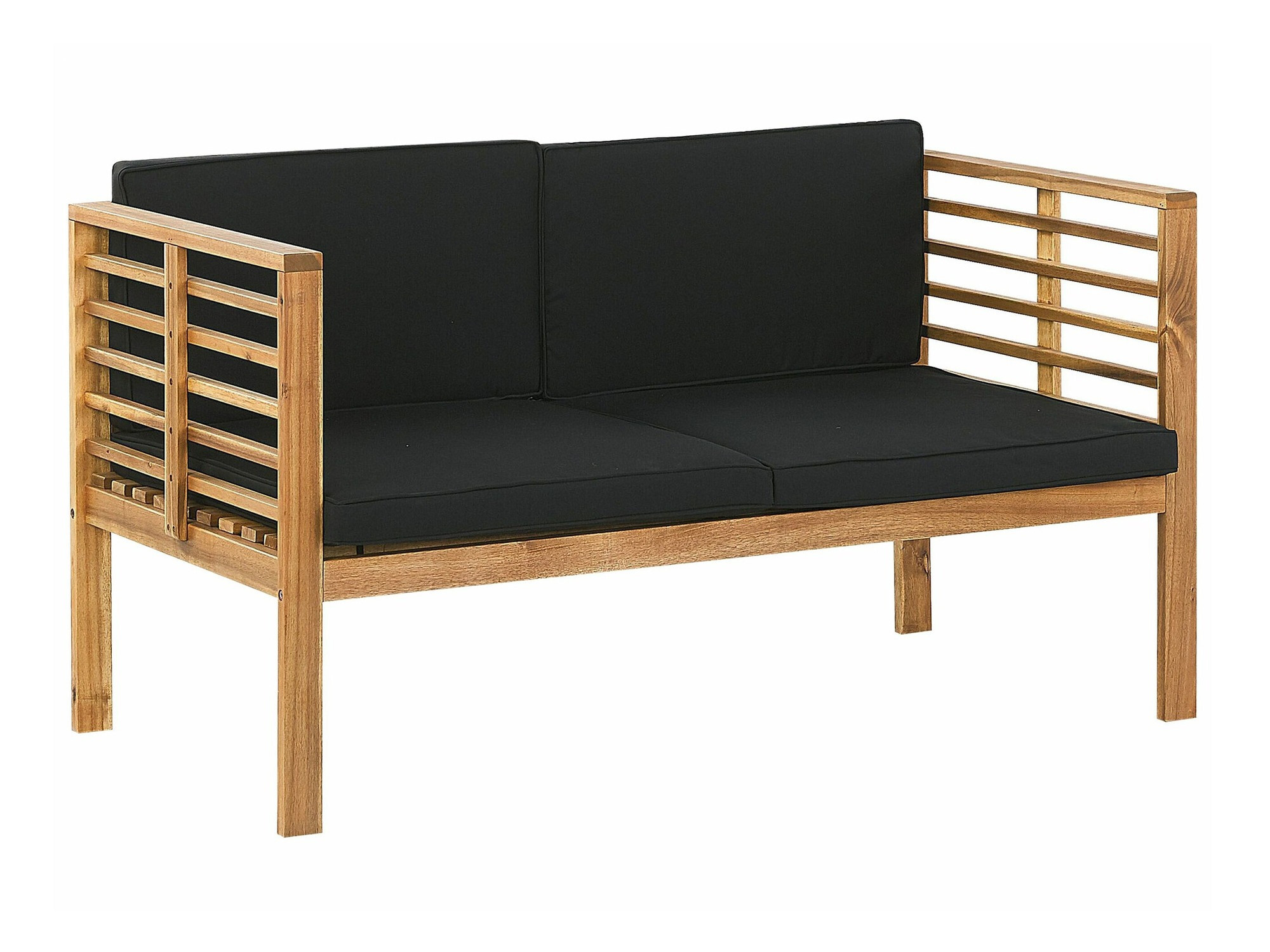 Komplet vrtnega pohištva Berwyn 1847 (Črna + Svetel les)