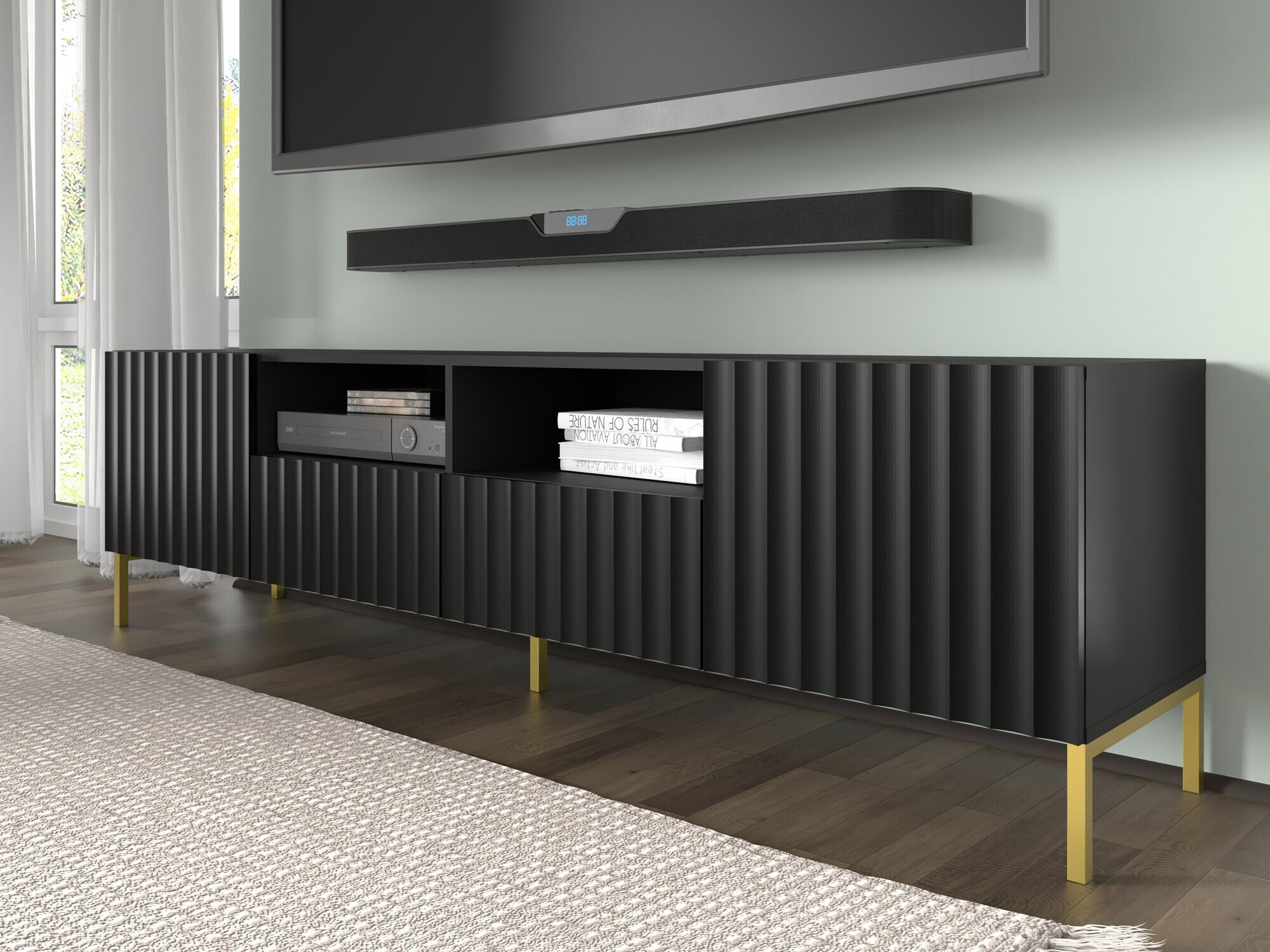 TV-omarica Soropho 102 (Črna)