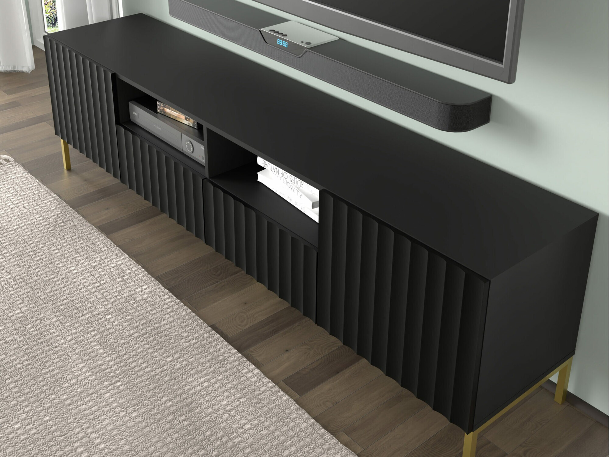 TV-omarica Soropho 102 (Črna)