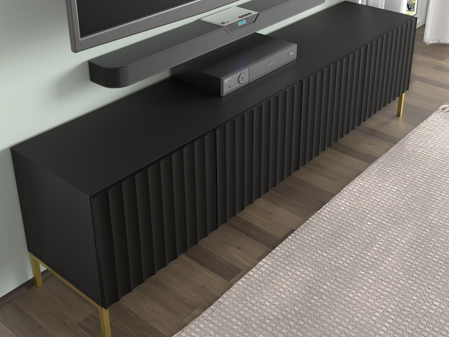 TV-omarica Soropho 103 (Črna)