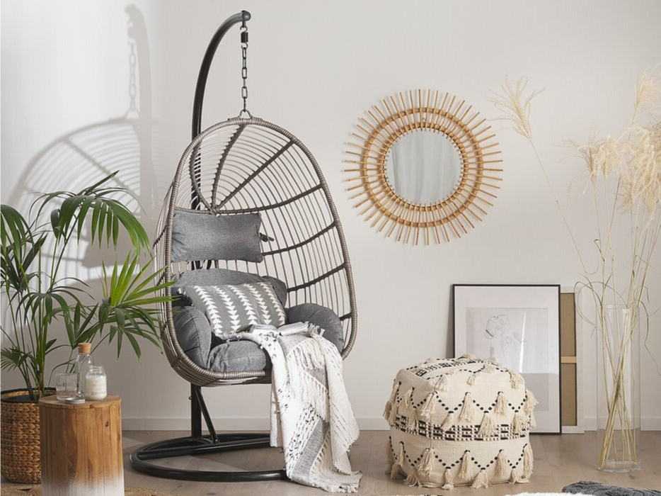 Viseči stol Berwyn 1846 (Siva)