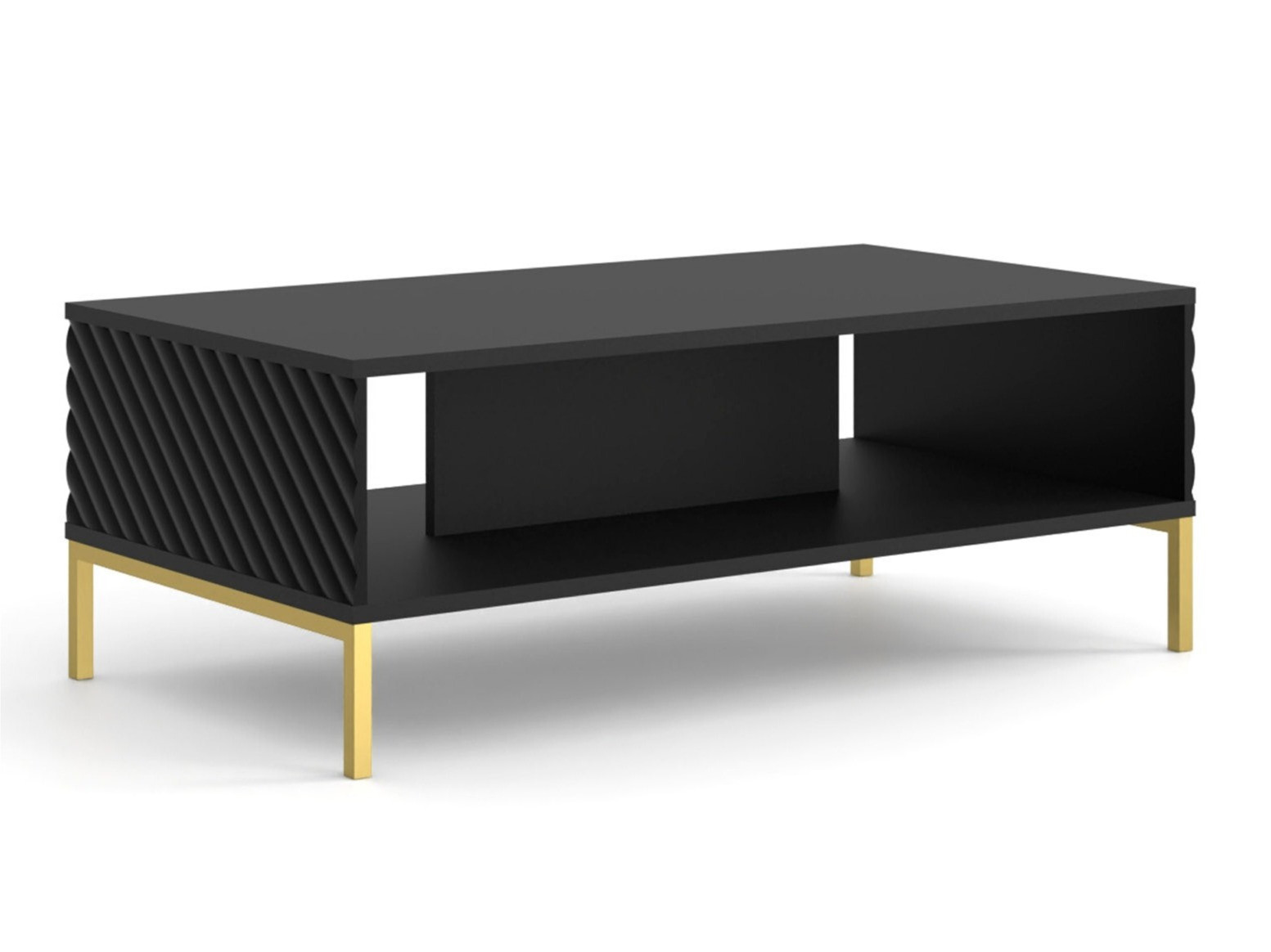 Klubska mizica Fivremu 106 (Črna)