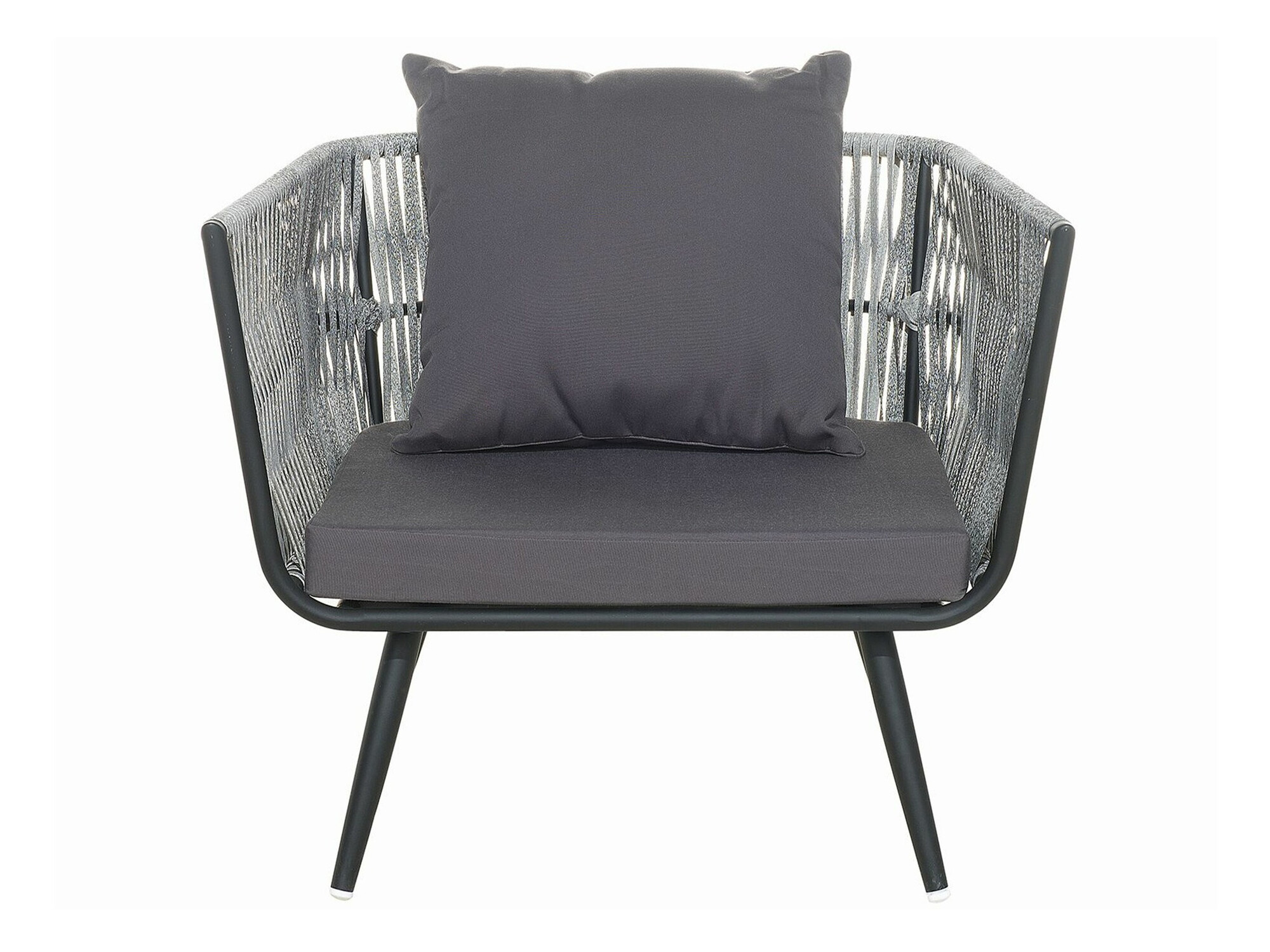 Komplet vrtnega pohištva Berwyn 1848 (Siva + Črna)