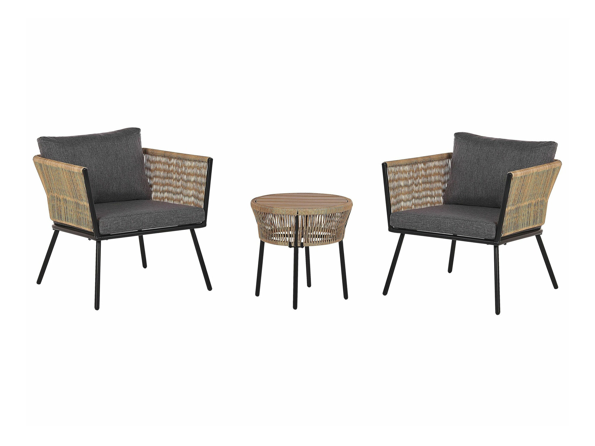 Komplet vrtnega pohištva Berwyn 1852 (Svetlo rjava + Siva)