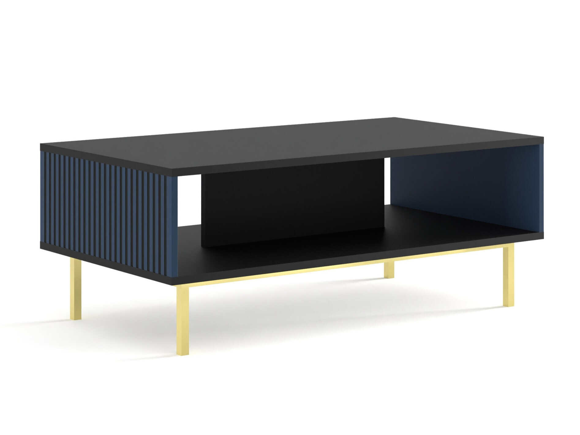 Klubska mizica Talsalu 103 (Temno modra + Črna)