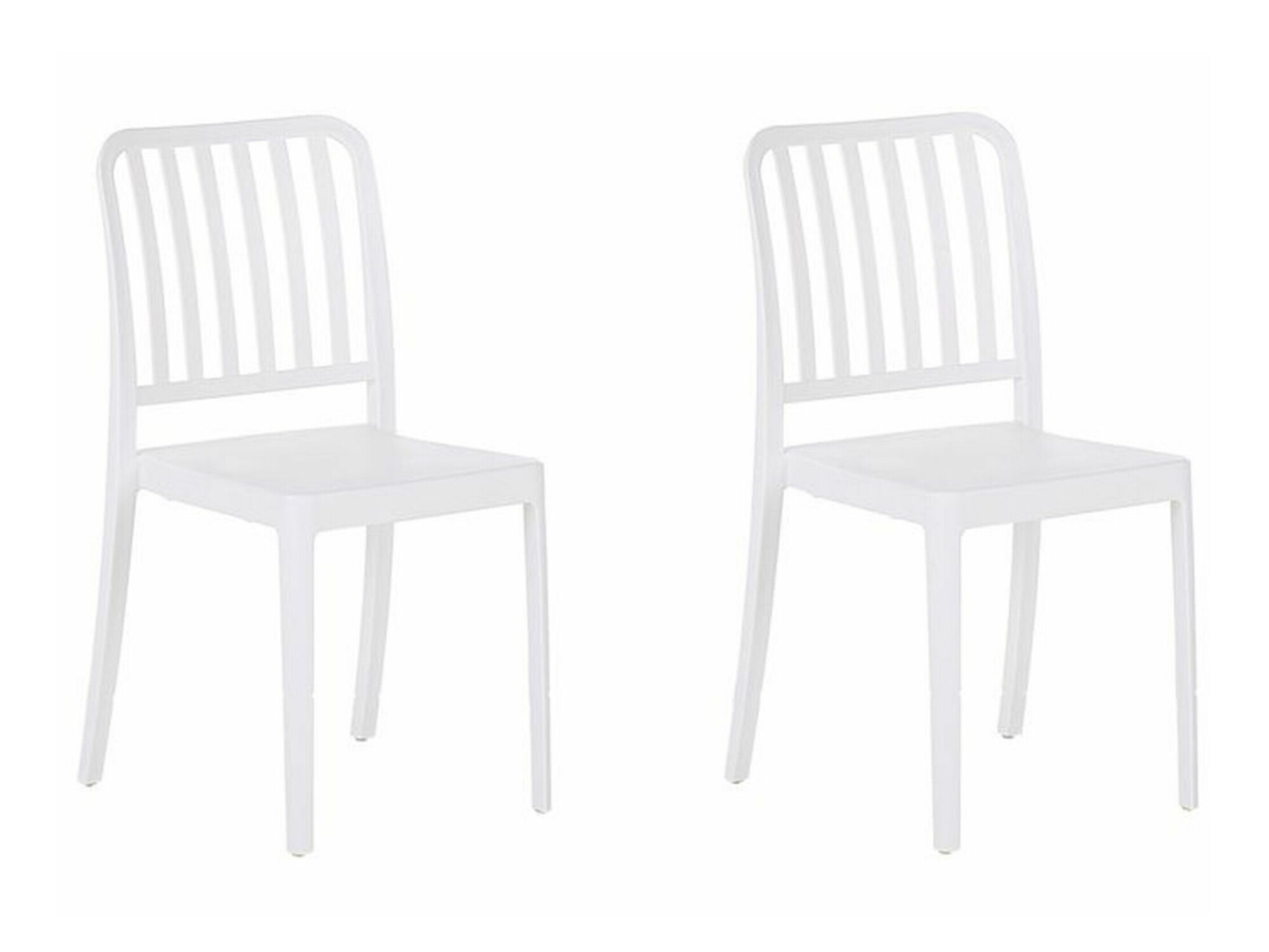 Komplet zunanjih stolov Berwyn 1855 (Bela)