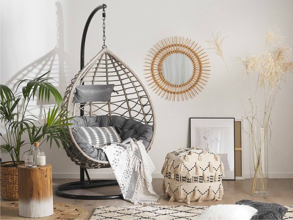 Viseči stol Berwyn 1859 (Siva)