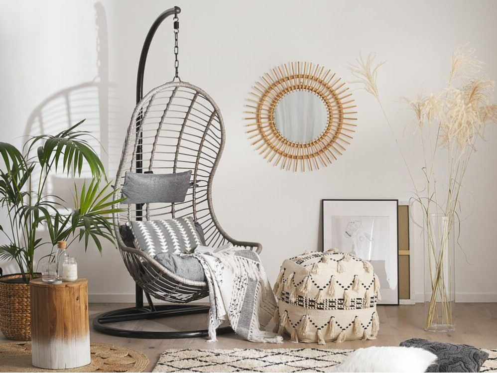 Viseči stol Berwyn 1873 (Siva)