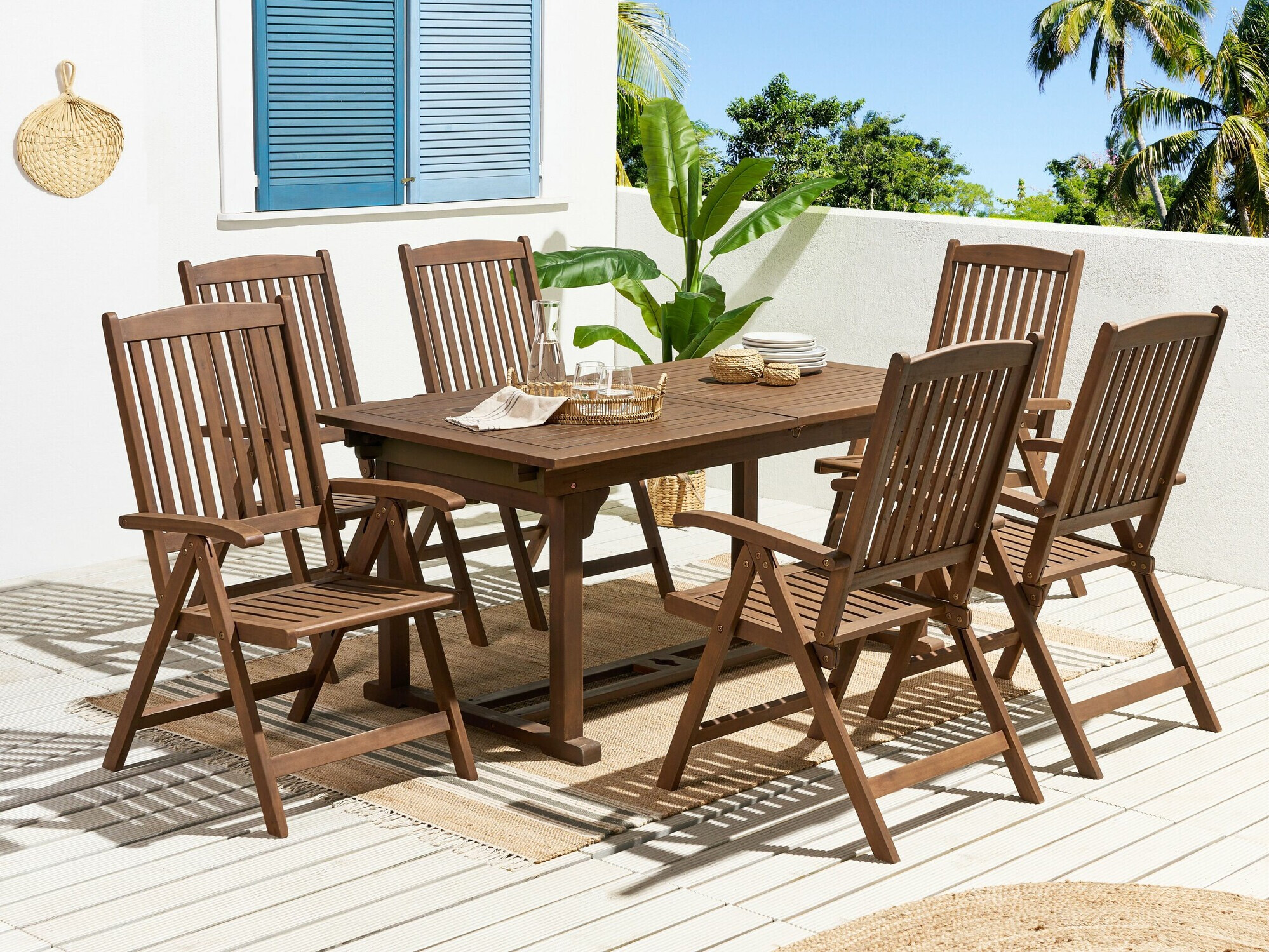 Komplet mize in stolov Berwyn 1904