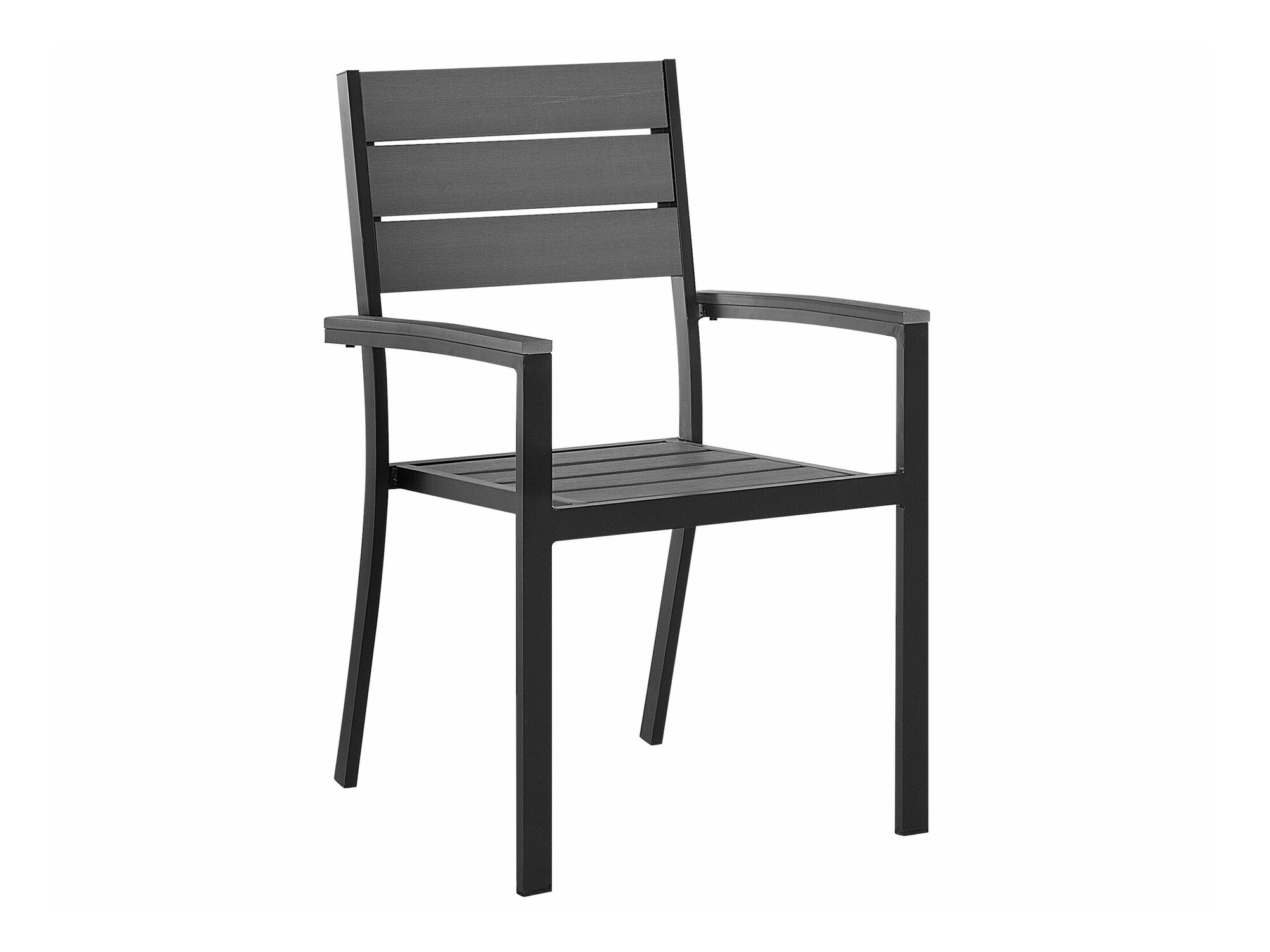 Komplet mize in stolov Berwyn 1912 (Črna + Siva)