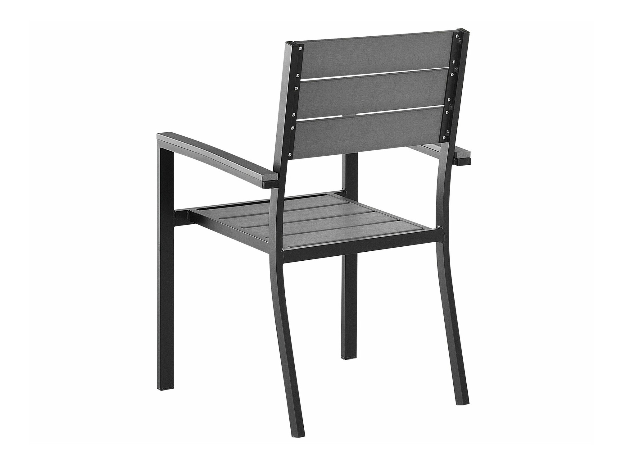 Komplet mize in stolov Berwyn 1912 (Črna + Siva)