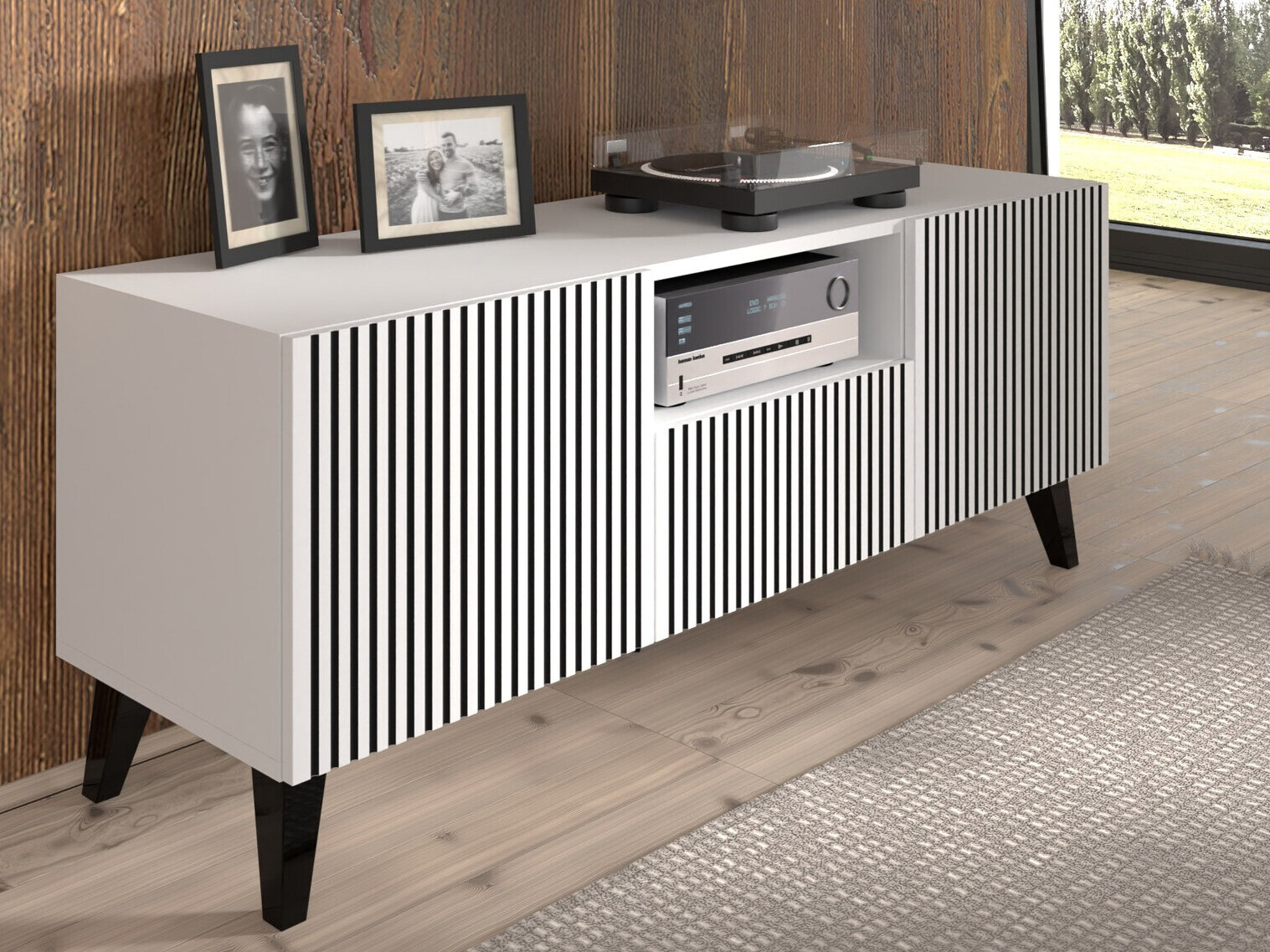 TV-omarica Buffalo 156 (Bela + Črna)