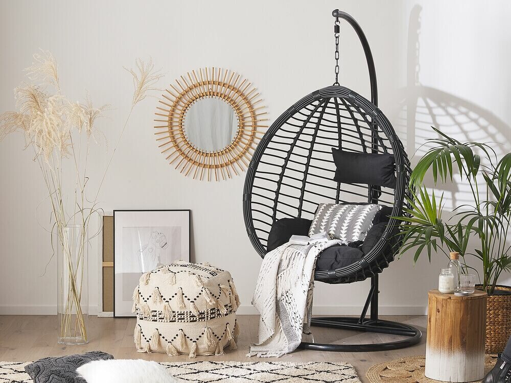 Viseči stol Berwyn 1910 (Črna)