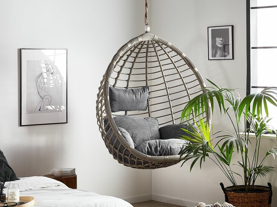 Viseči stol Berwyn 1913 (Siva)